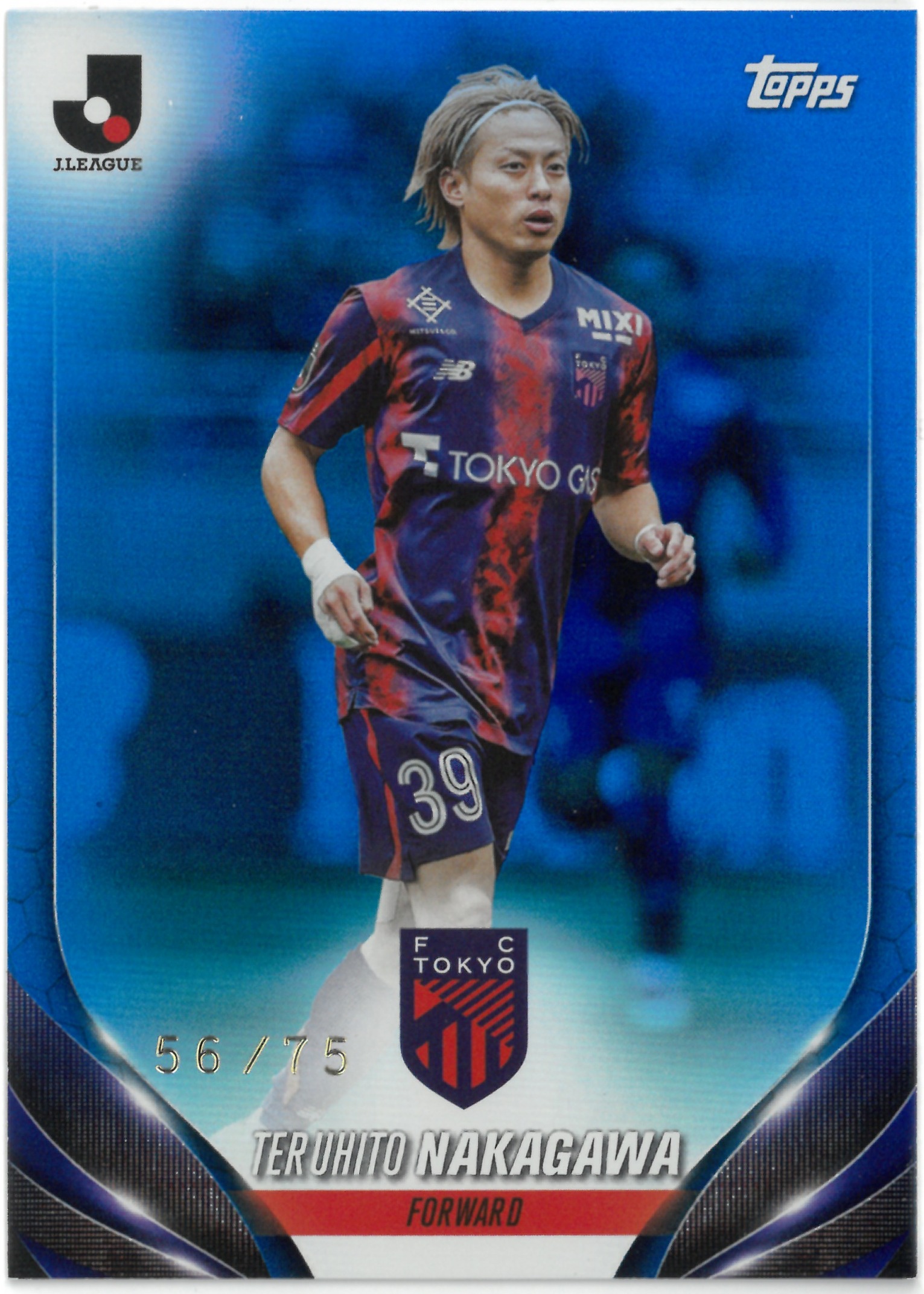 2024 Topps J.LEAGUE "Teruhito Nakagawa"【56/75】#151(仲川 輝人)