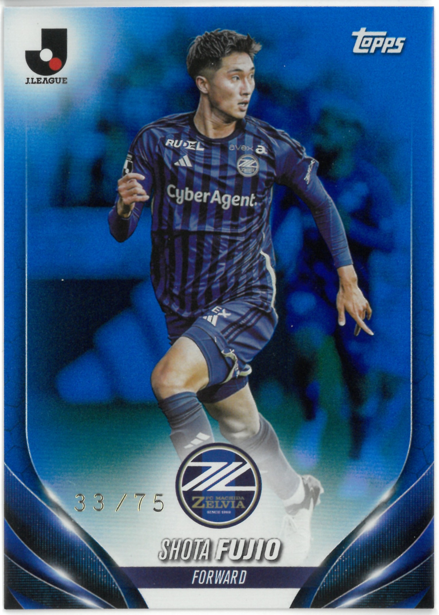 2024 Topps J.LEAGUE "Shota Fujio"【33/75 】#49(藤尾 翔太)