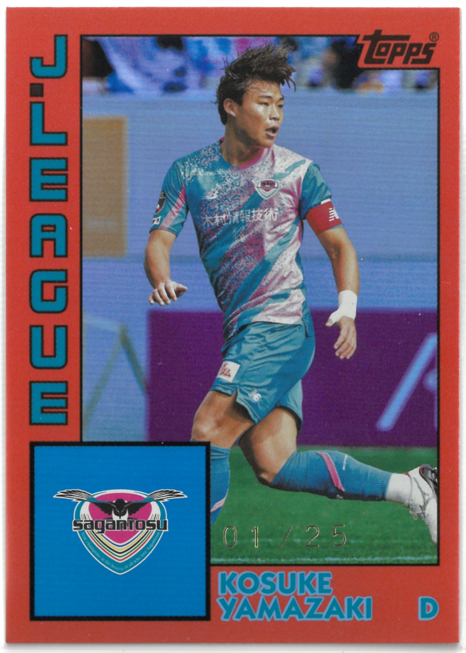 2024 Topps J.LEAGUE "Kosuke Yamazaki"【01/25】#84-32(山﨑 浩介)