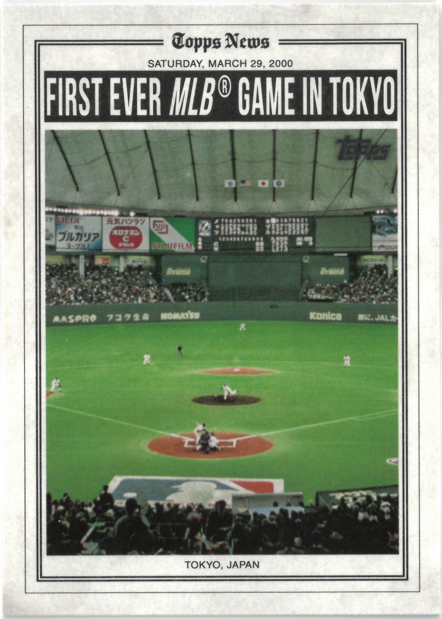 2025 Topps First Ever MLB Game In Tokyo #HB-2