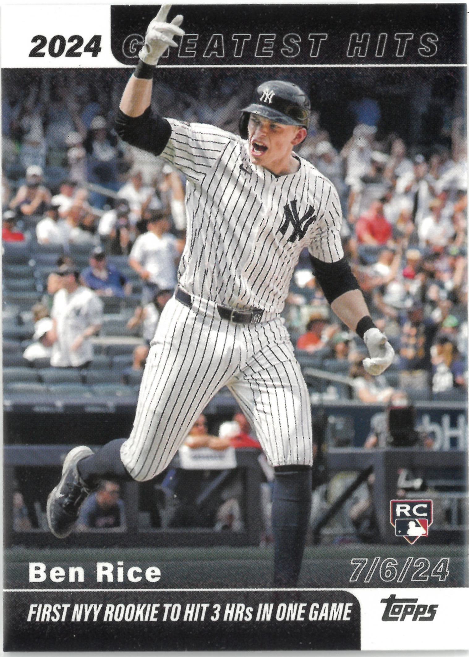 2025 Topps "Ben Rice" #GH-2(ベン・ライス)