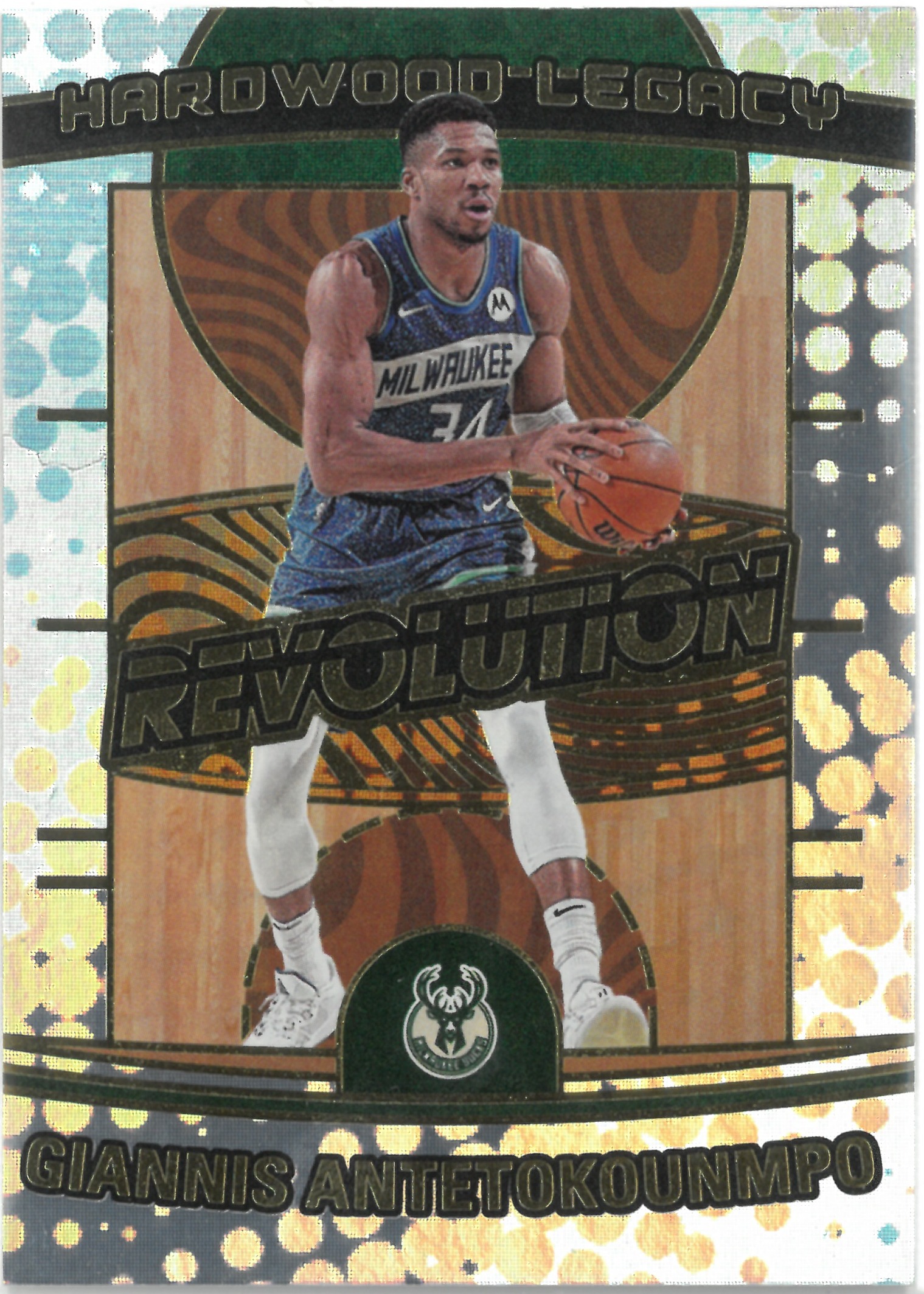 2024-25 PANINI REVOLUTION "Giannis Antetokounmpo" Hardwood Legacy No.6(ヤニス・アデトクンボ)