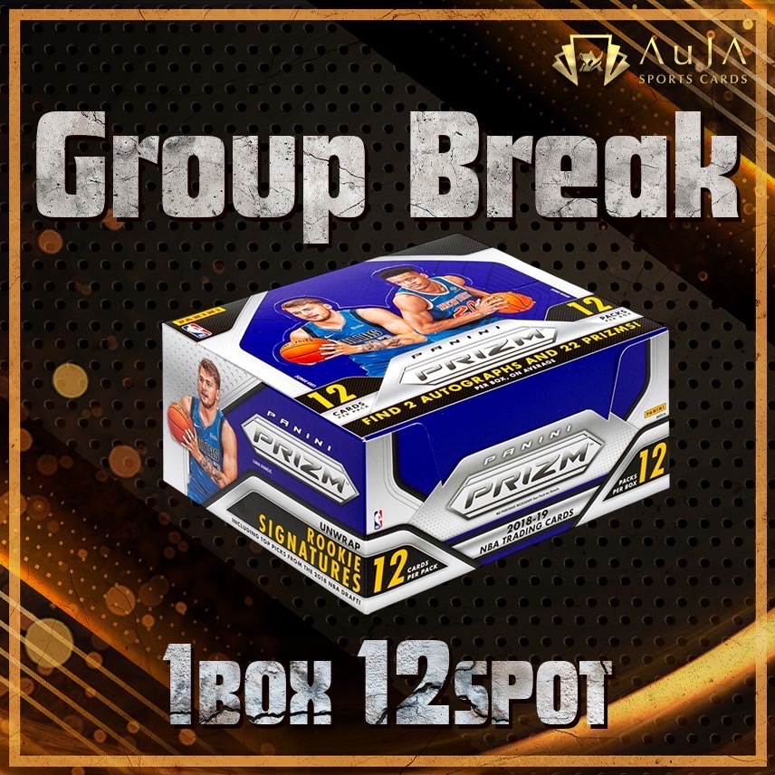 AuJA グループブレイク【2018-19 PANINI PRIZM】1ボックス 12スポット