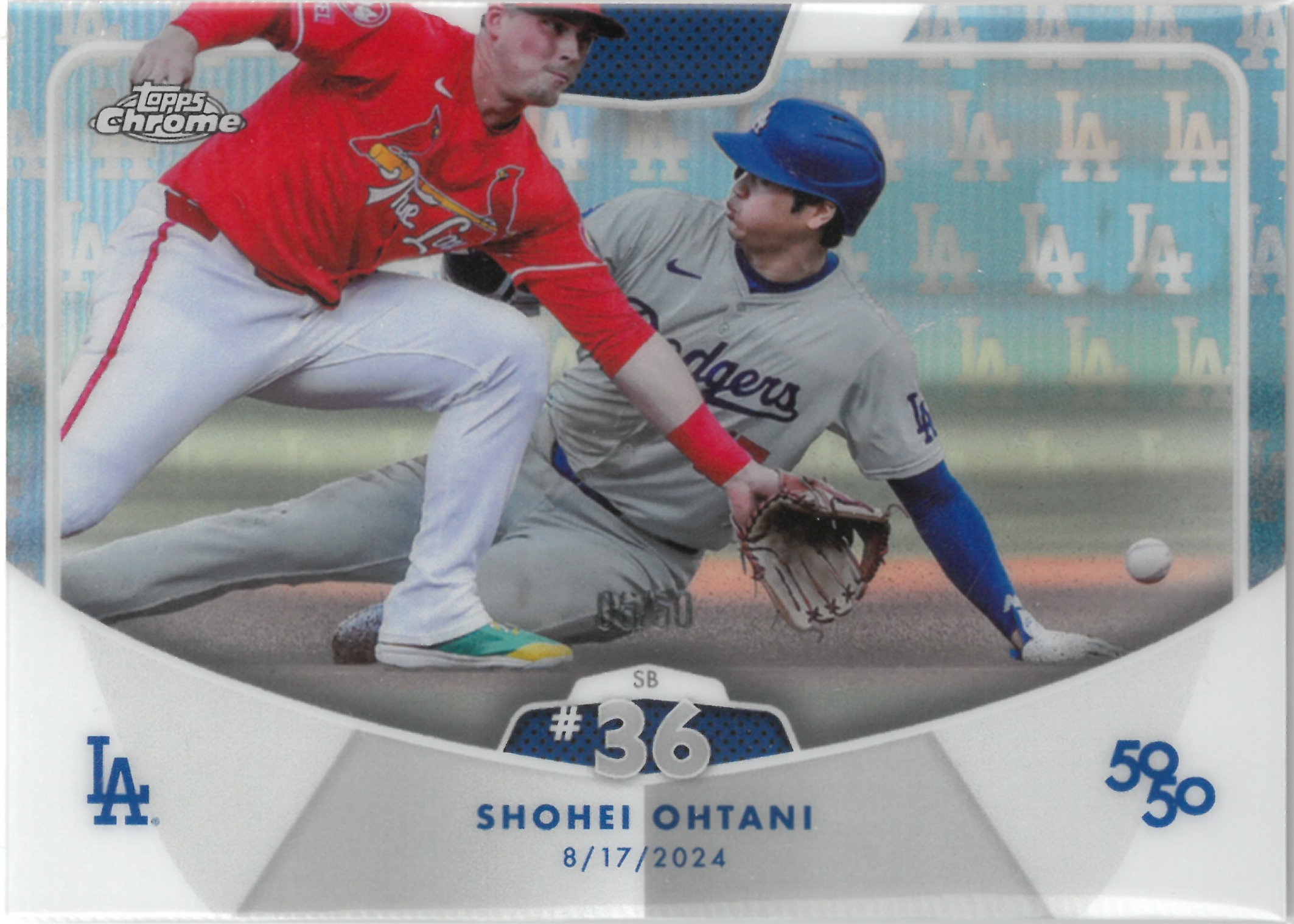 2024 Topps Chrome "Shohei Ohtani"【06/50】#SB#36(大谷 翔平)