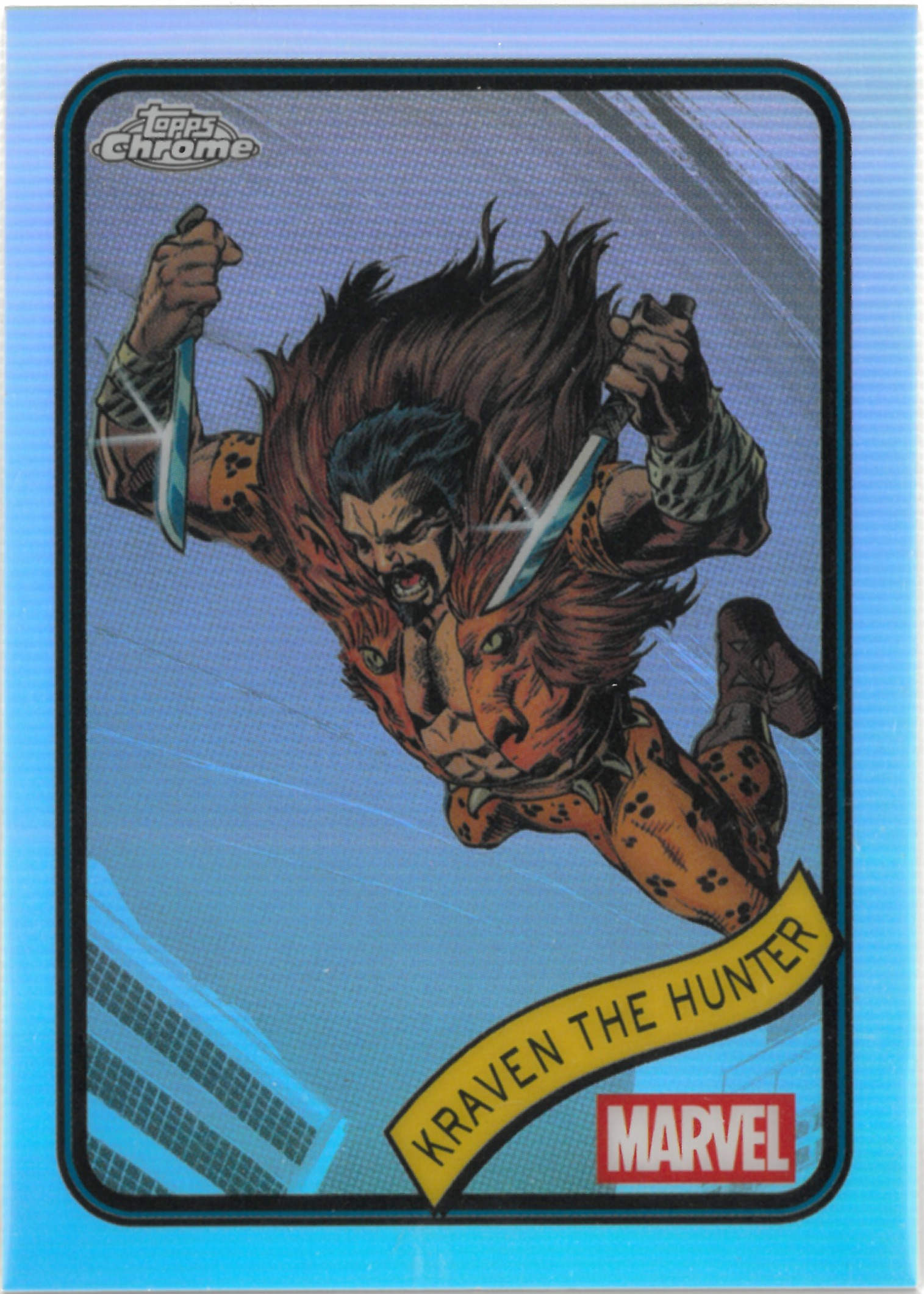 2025 Topps Chrome MARVEL "Kraven The Hunter" REFRACTOR #18(クレイヴン・ザ・ハンター)