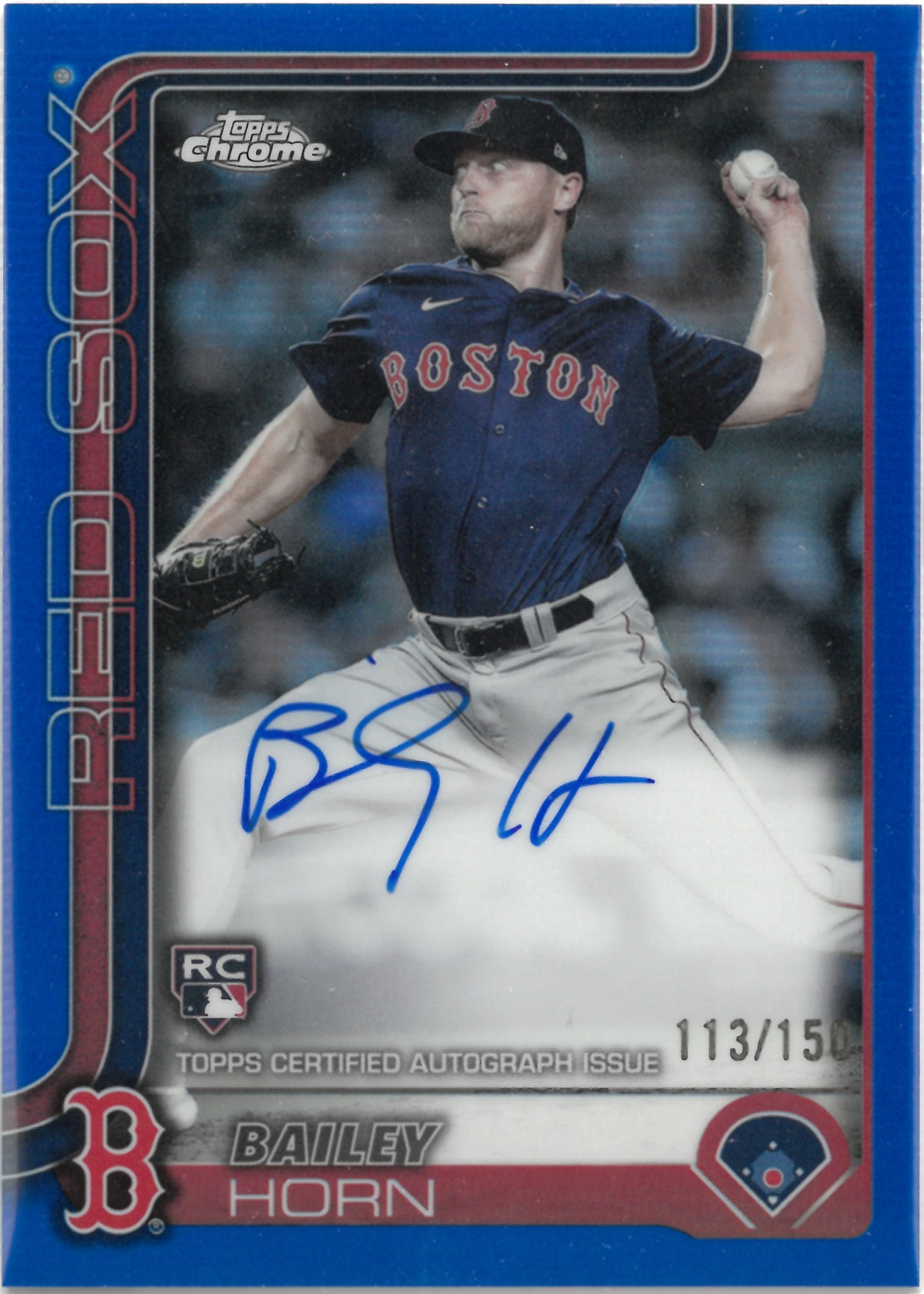 2025 Topps Chrome "Bailey Horn" Auto【113/150】#RA-BHO(ベイリー・ホーン)