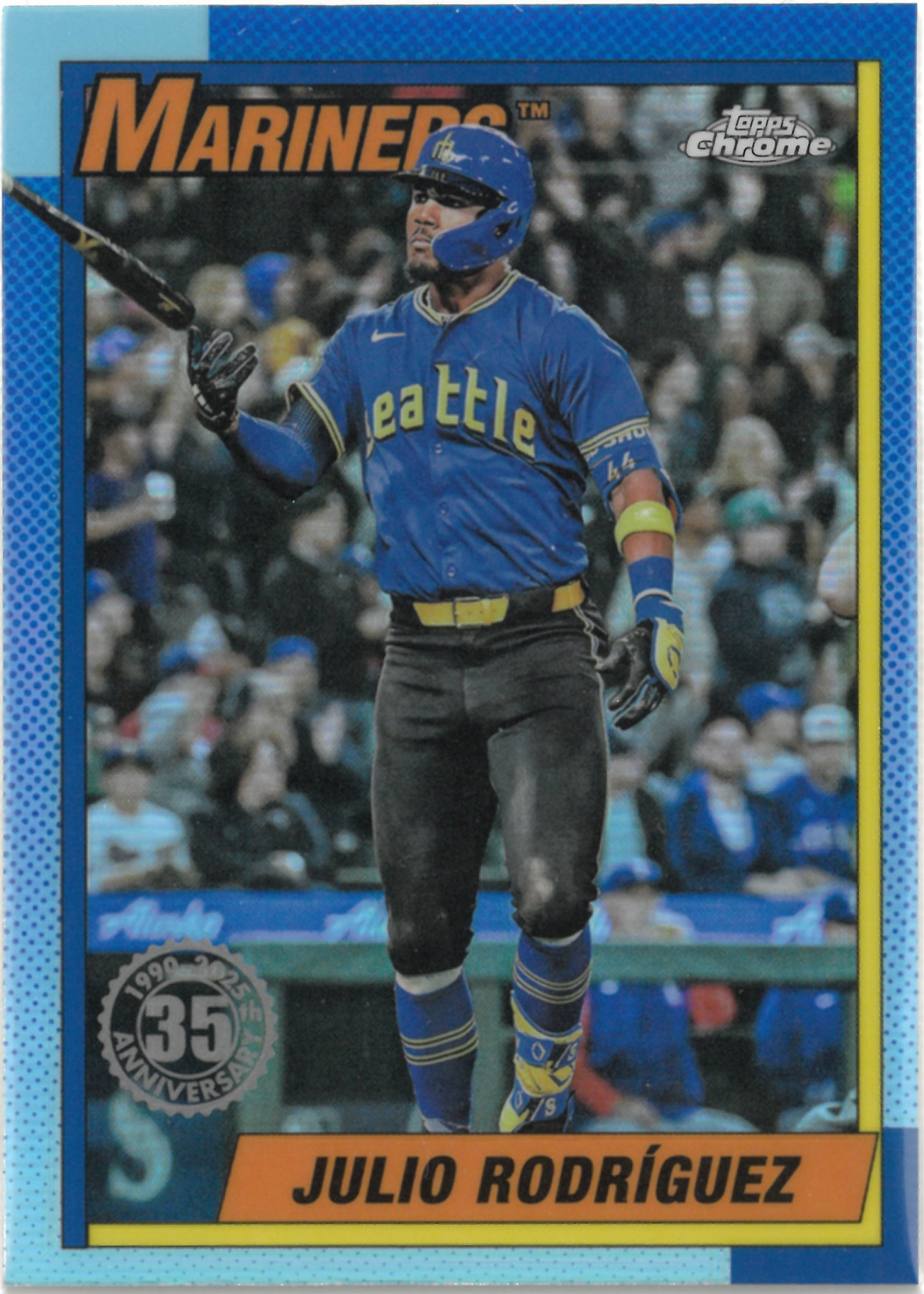 2025 Topps Chrome "Julio Rodriguez" #90CB-6(フリオ・ロドリゲス)