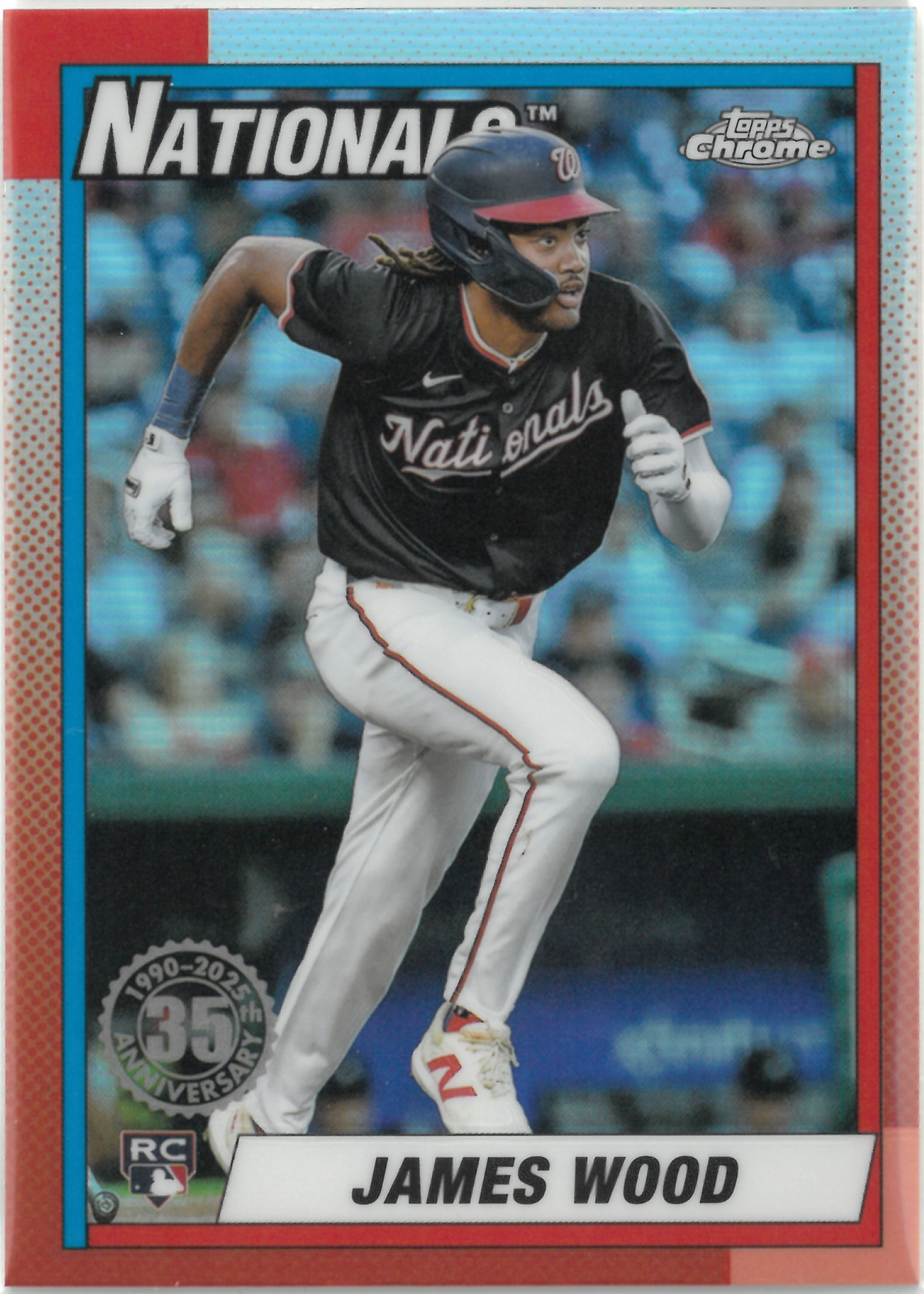 2025 Topps Chrome "James Wood" #90CB-15(ジェームズ・ウッド)