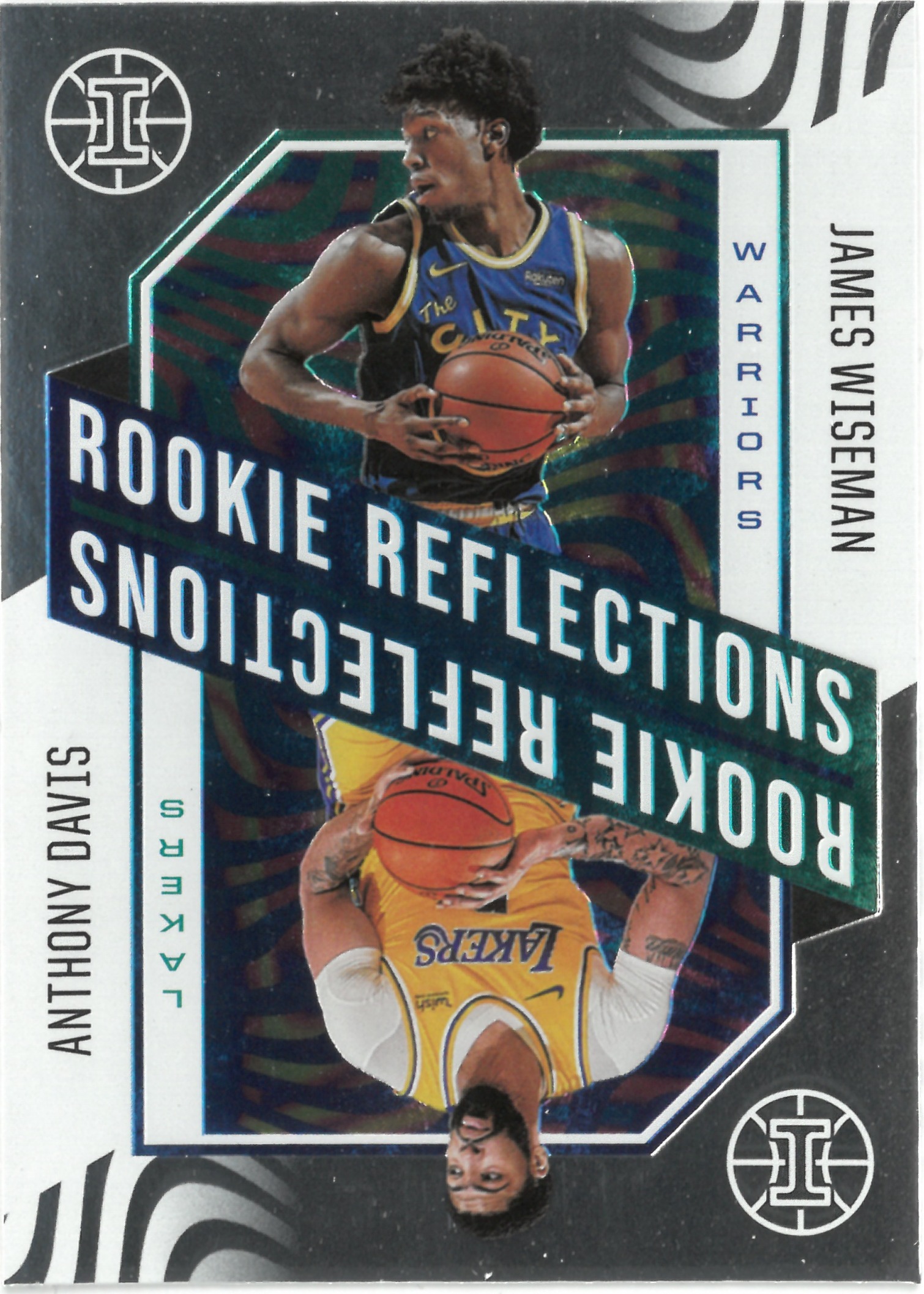 2020-21 PANINI ILLUSIONS "James Wiseman&Anthony Davis" ROOKIE REFLECTIONS No.17(ジェームズ・ワイズマン)(アンソニー・デイビス)