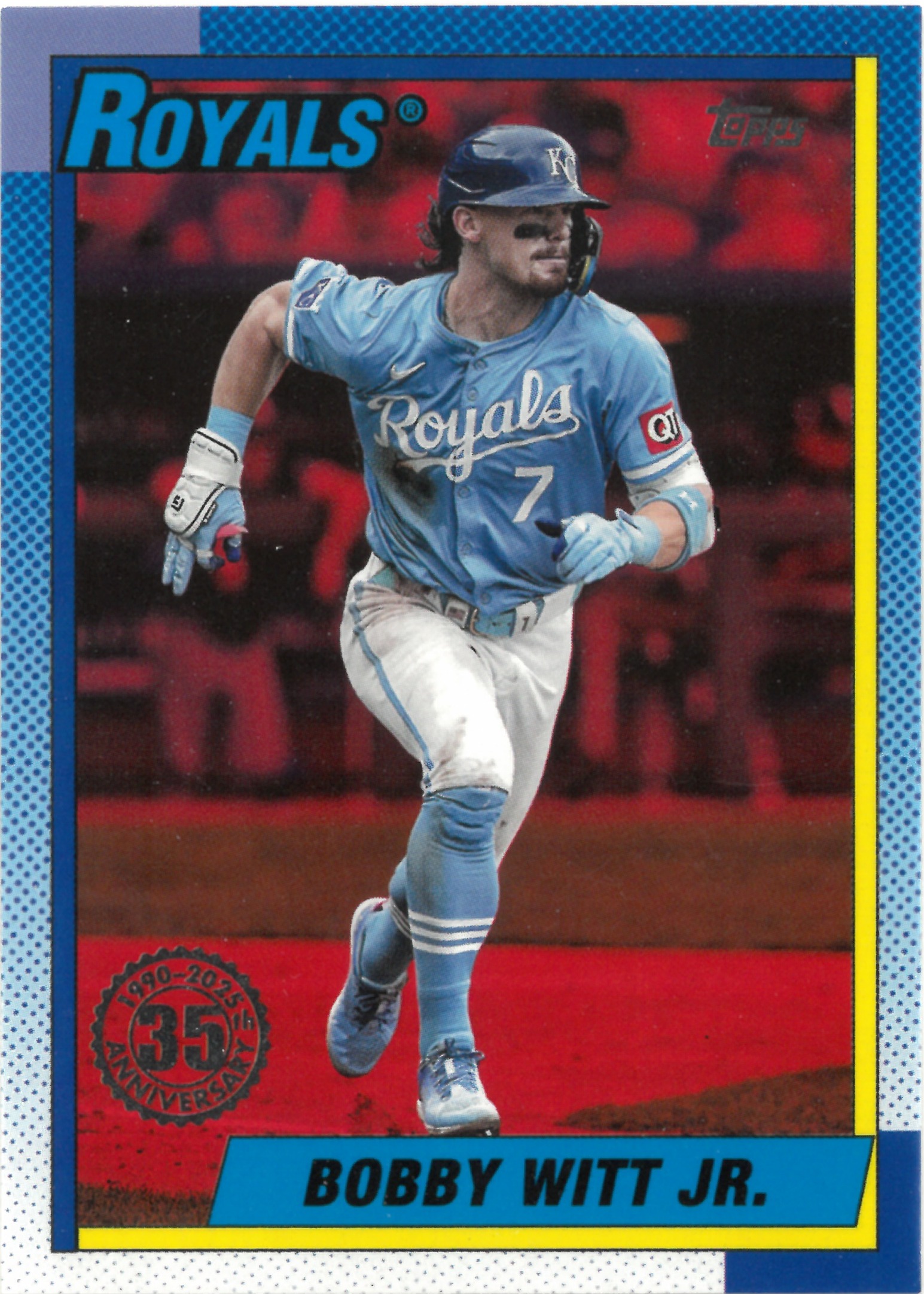 2025 Topps "Bobby Witt Jr."【4/5】#T90-23(ボビー・ウィット・ジュニア)