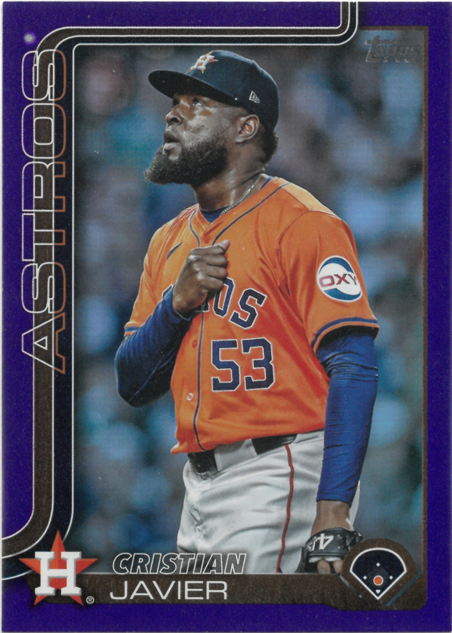 2025 Topps "Cristian Javier"【247/250】#509(クリスチャン・ハビアー)