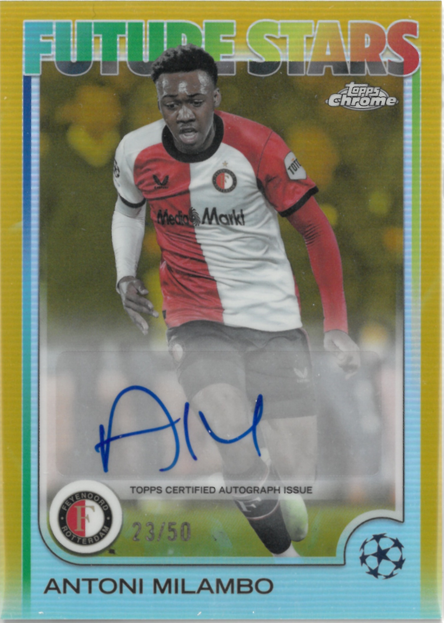 2025 Topps Chrome "Antoni Milambo" Auto【23/50】#FSA-AM(アントニ・ミランボ)