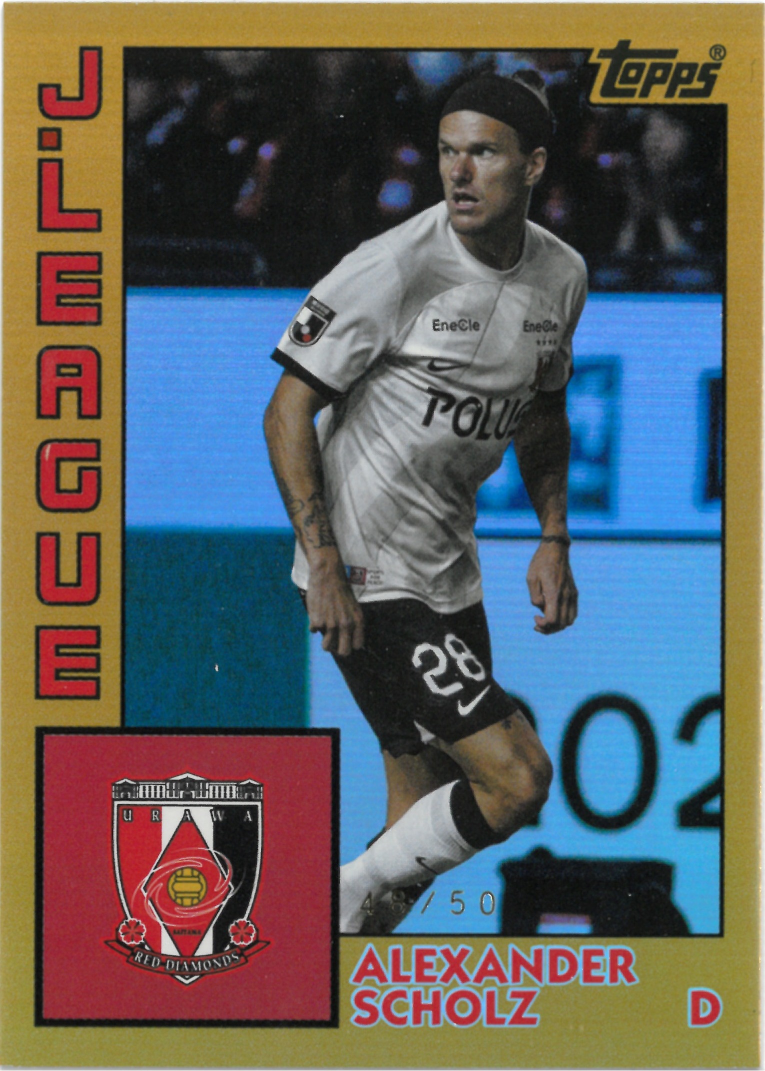 2024 Topps J.LEAGUE "Alexander Scholz"【48/50】#84-6(アレクサンダー・ショルツ)