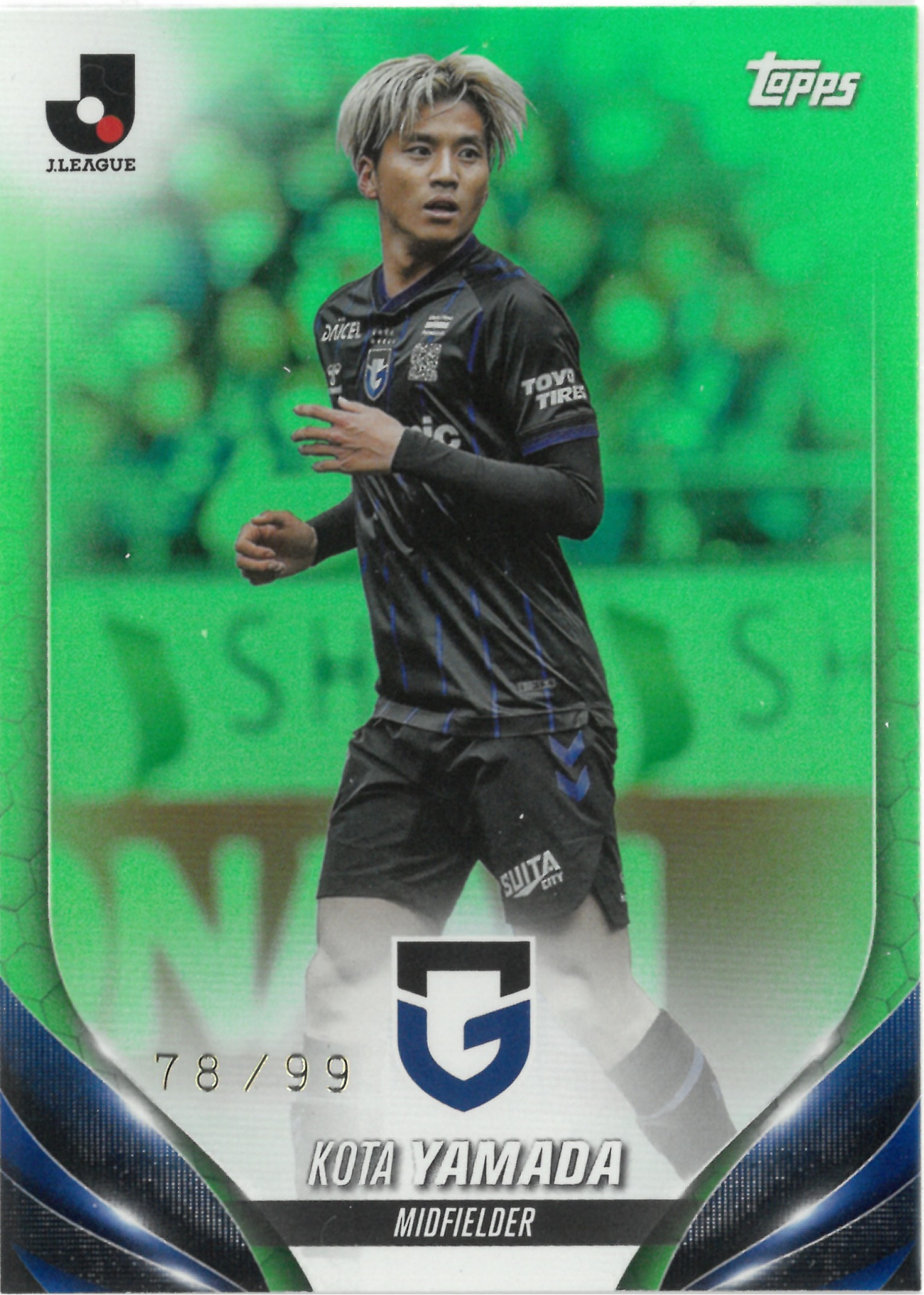 2024 Topps J.LEAGUE "Kota Yamada"【78/99】#56(山田 康太)
