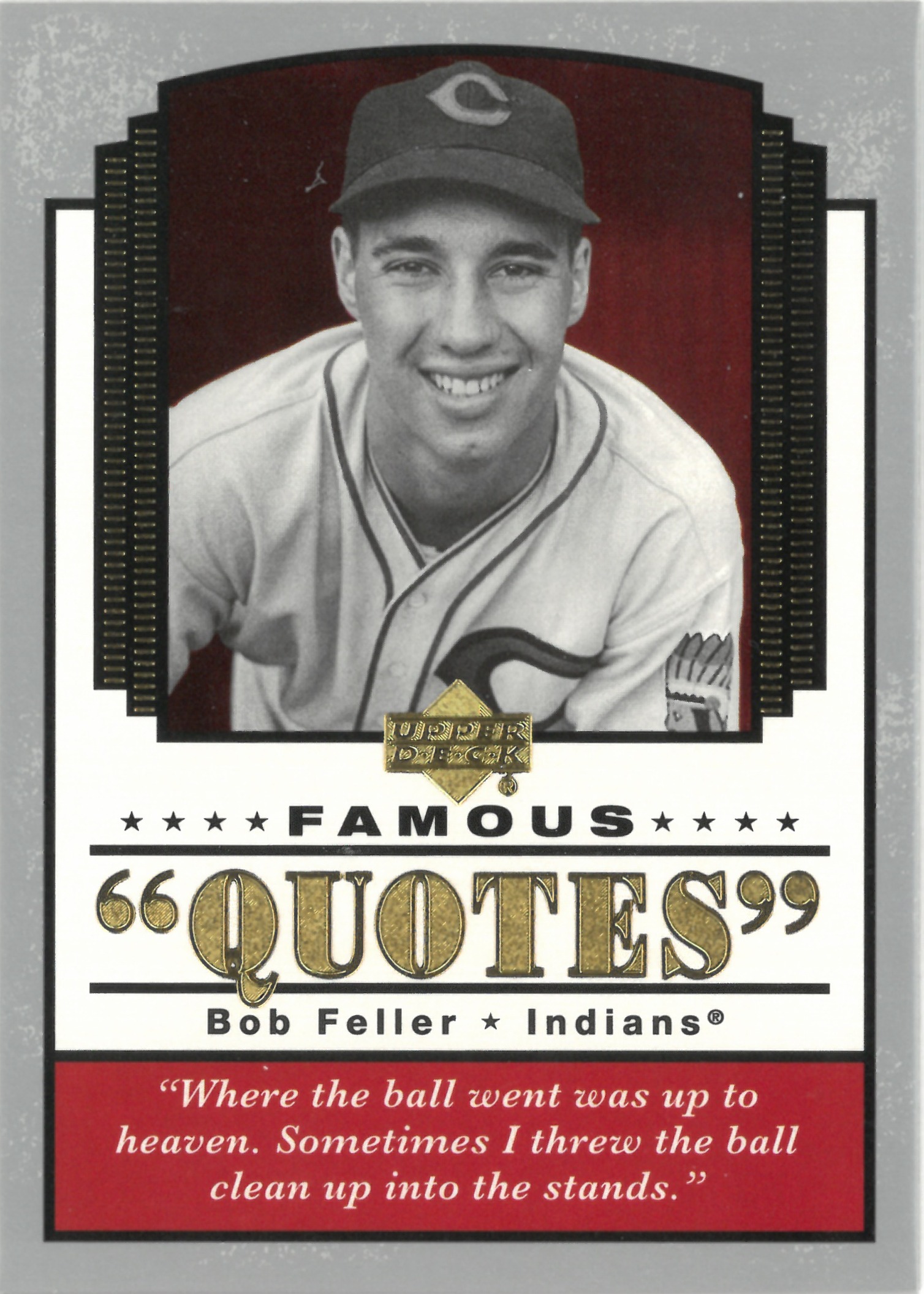 2004 Upper Deck "Bob Feller" #Q-2(ボブ・フェラー)