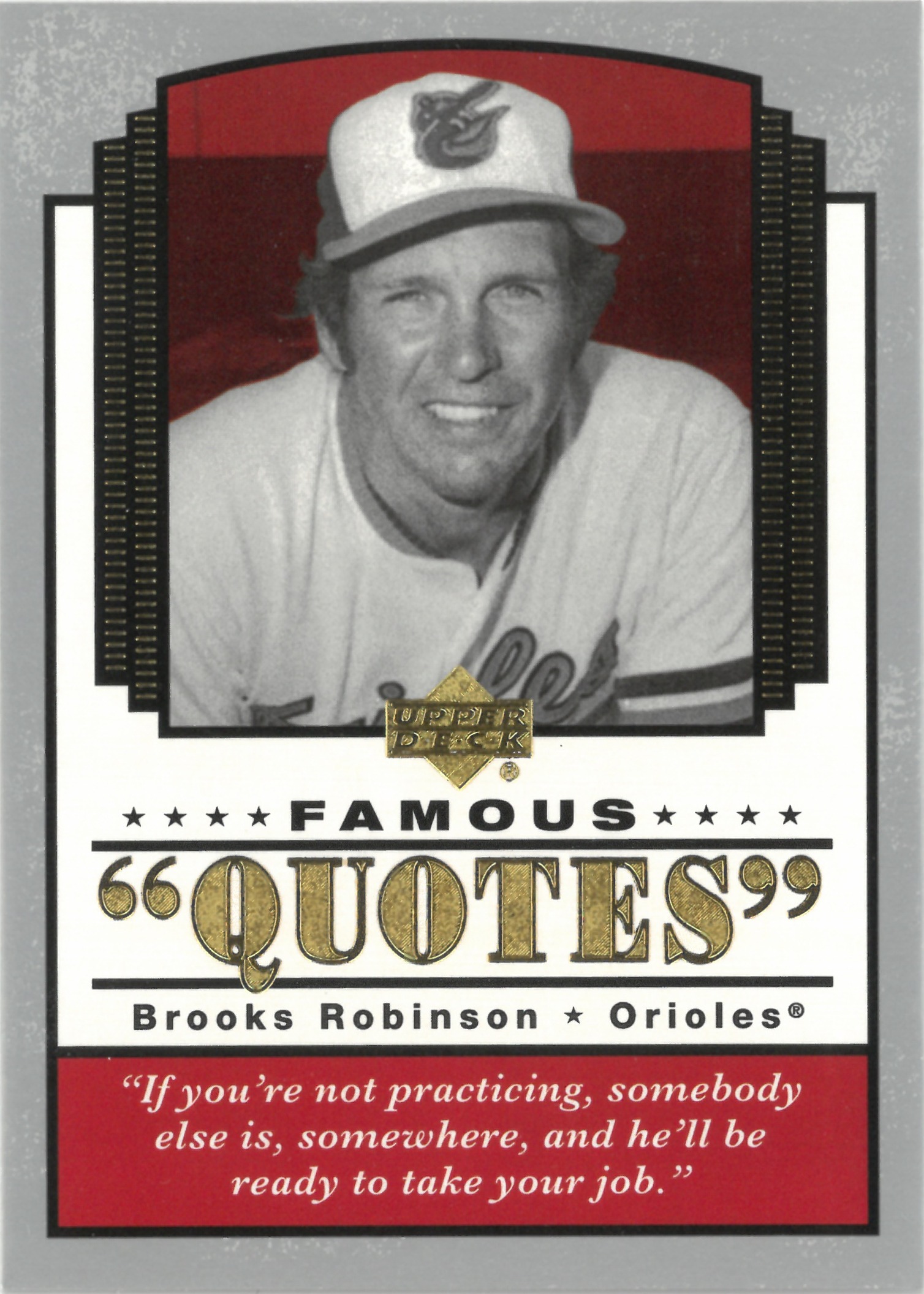 2004 Upper Deck "Brooks Robinson" #Q-4(ブルックス・ロビンソン)