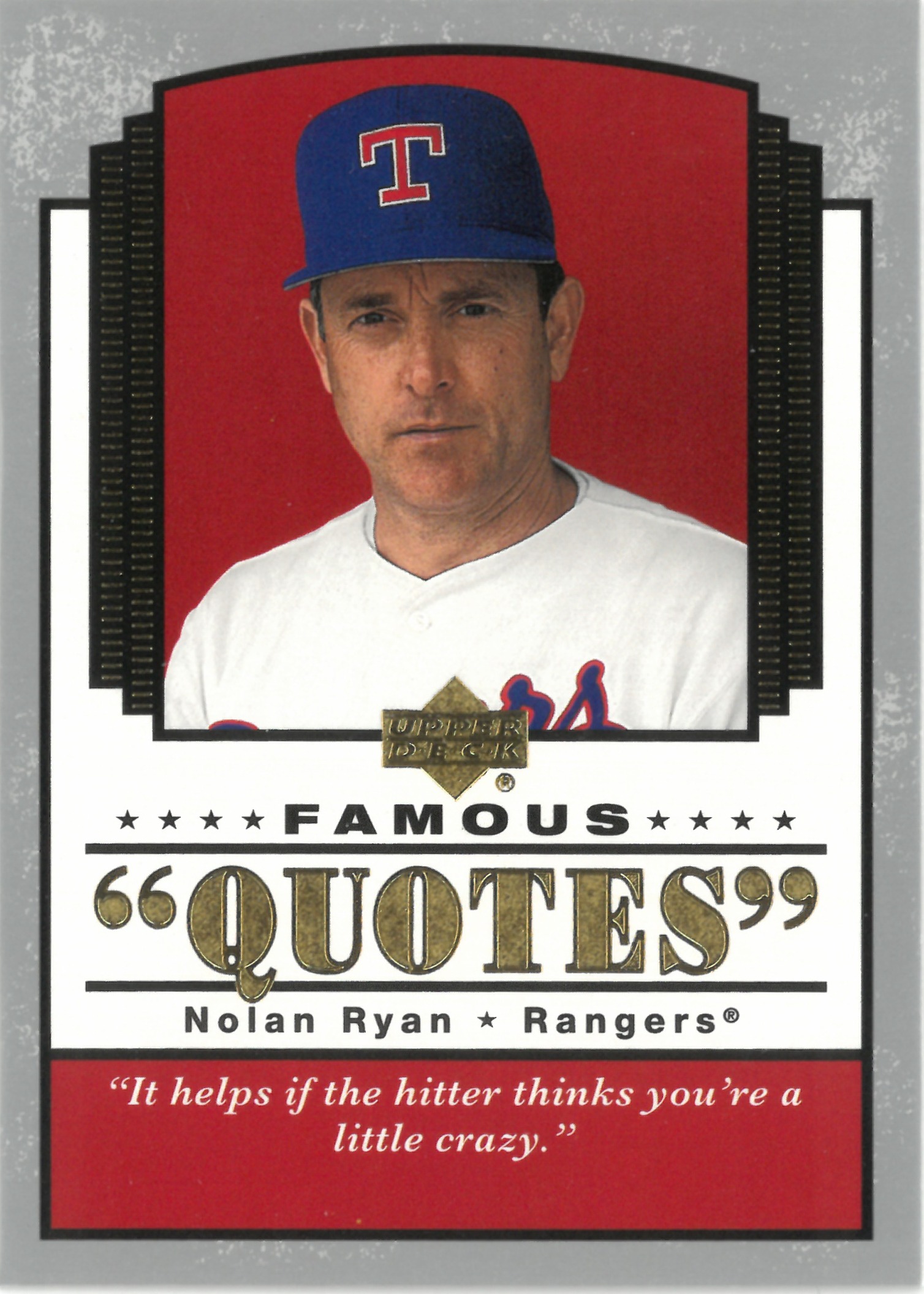 2004 Upper Deck "Nolan Ryan" #Q-13(ノーラン・ライアン)