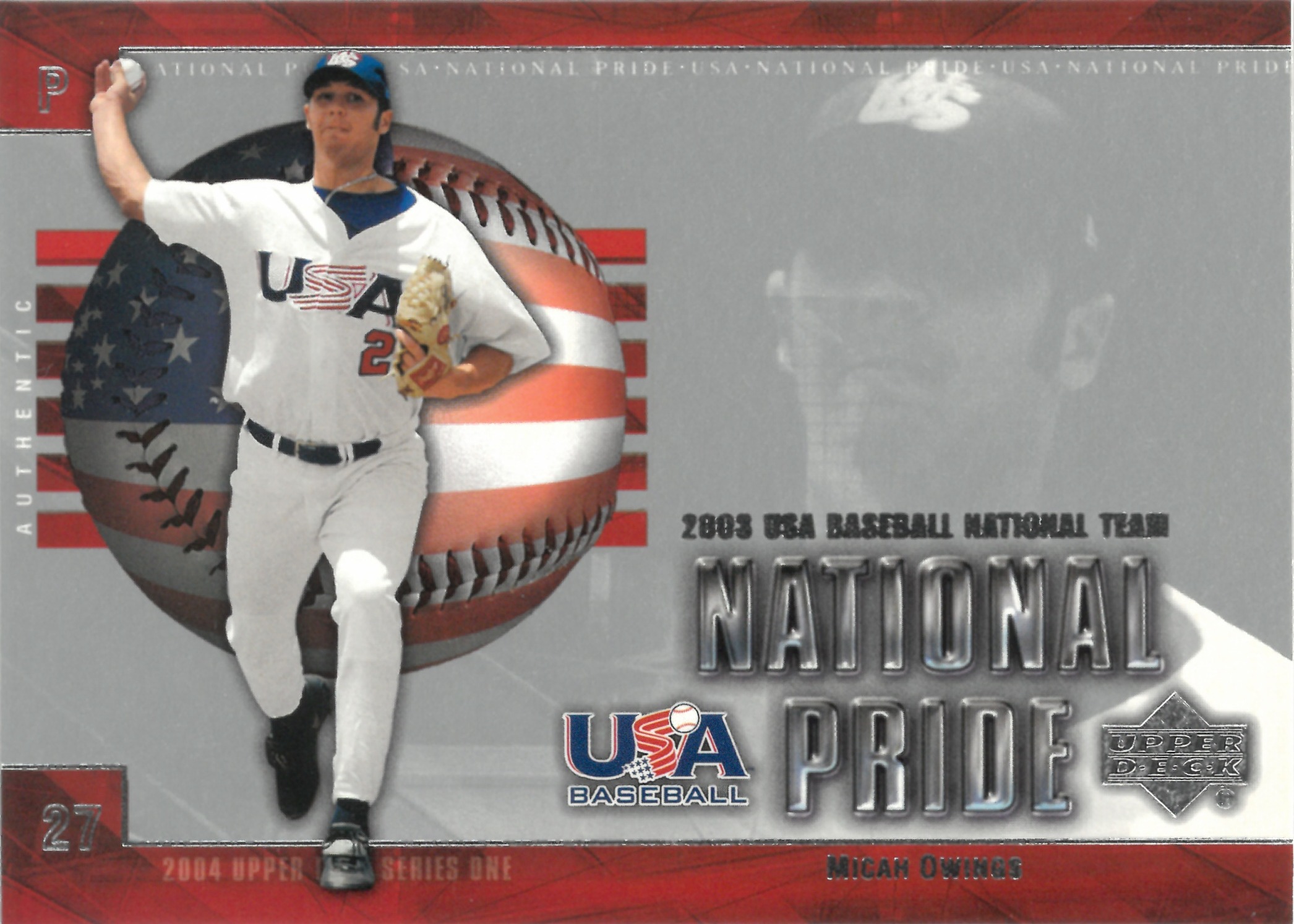 2003 Upper Deck "Micah Owings" #USA2(マイカ・オーウィングス)