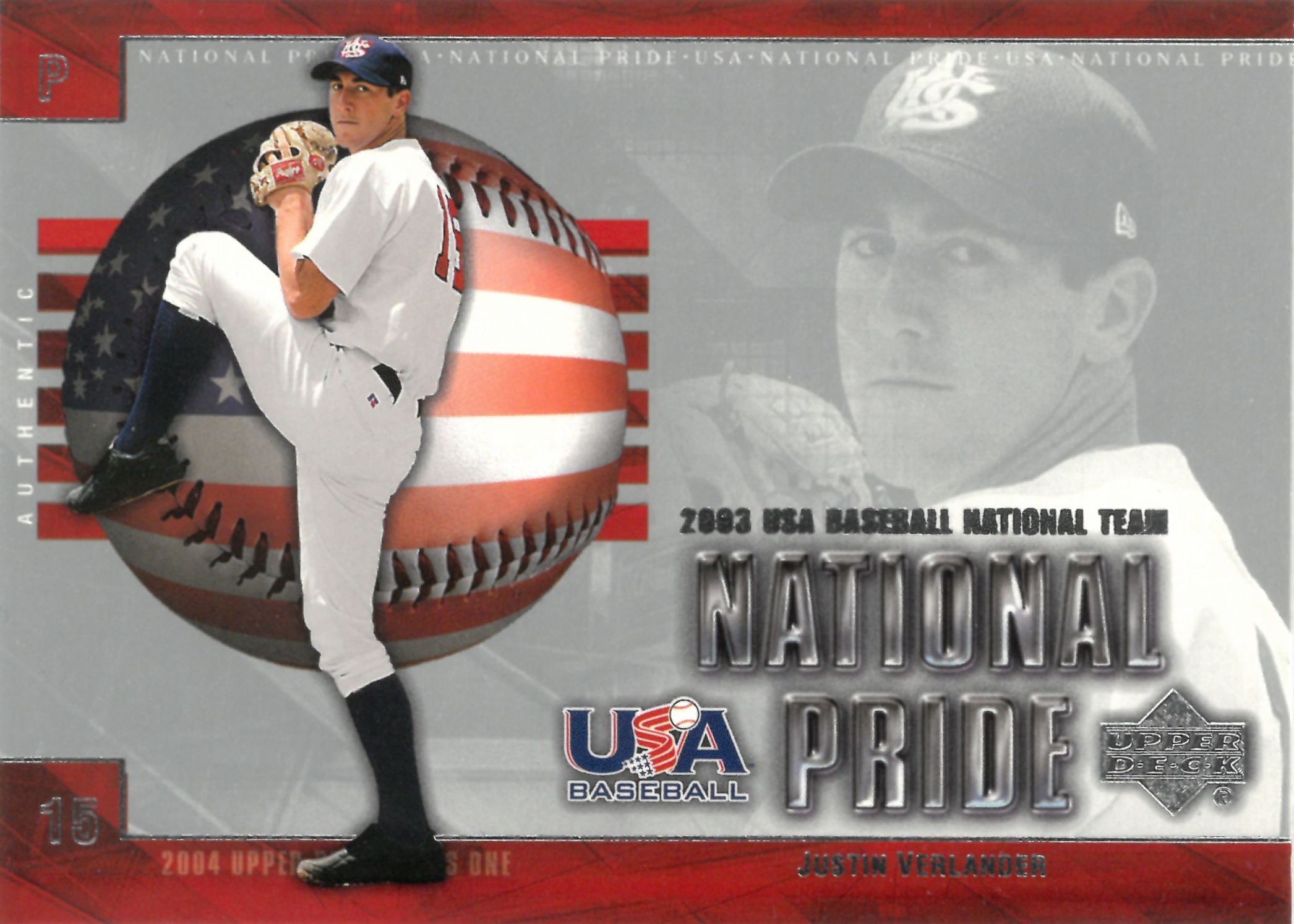 2003 Upper Deck "Justin Verlander" #USA5(ジャスティン・バーランダー)