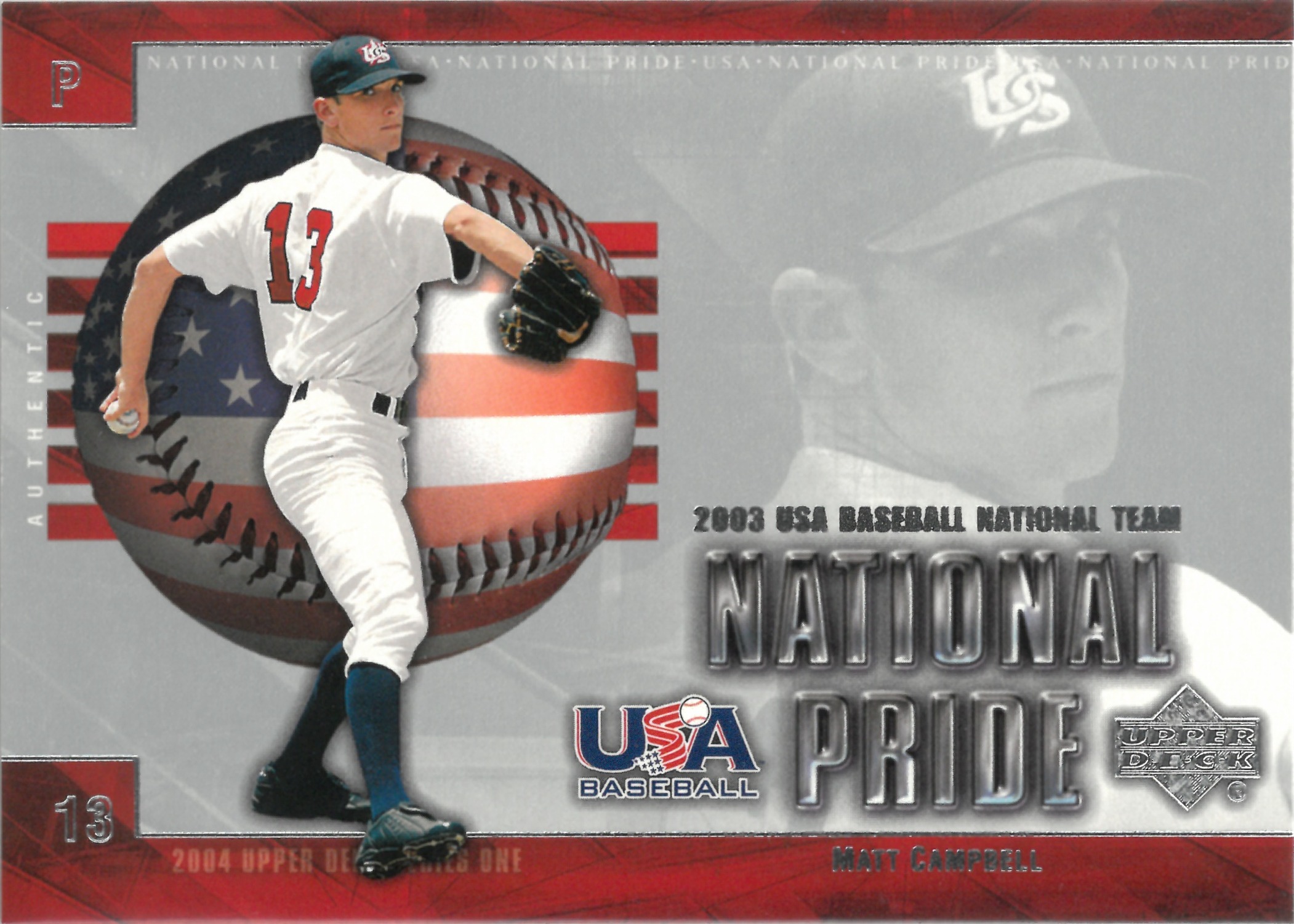 2003 Upper Deck "Matt Campbell" #USA7(マット・キャンベル)