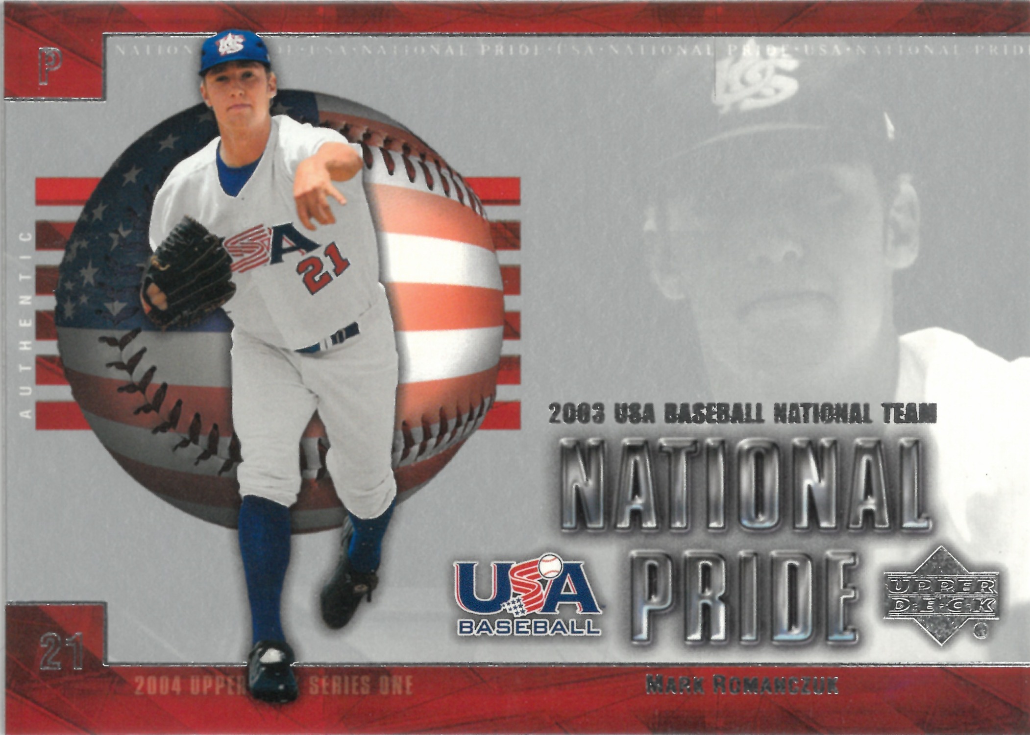 2003 Upper Deck "Mark Romanczuk" #USA9(マーク・ロマンチュク)