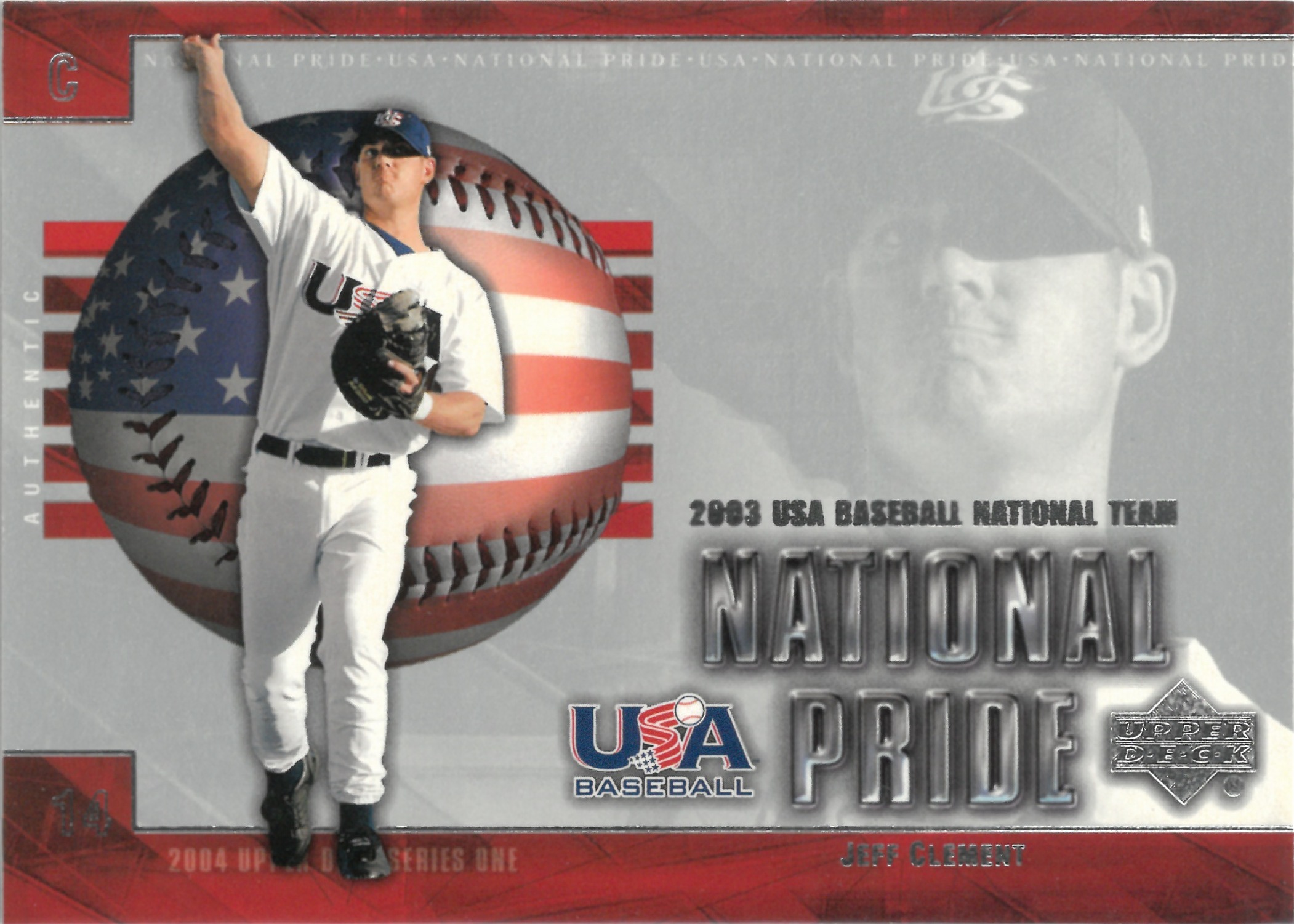 2003 Upper Deck "Jeff Clement" #USA10(ジェフ・クレメント)