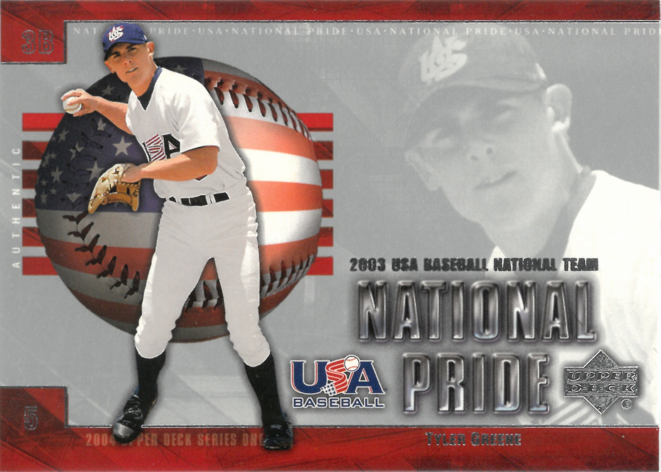 2003 Upper Deck "Tyler Greene" #USA12(タイラー・グリーン)