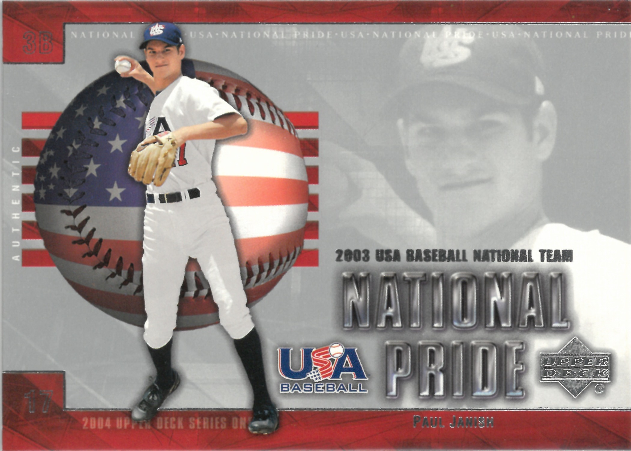2003 Upper Deck "Paul Janish" #USA13(ポール・ヤニッシュ)