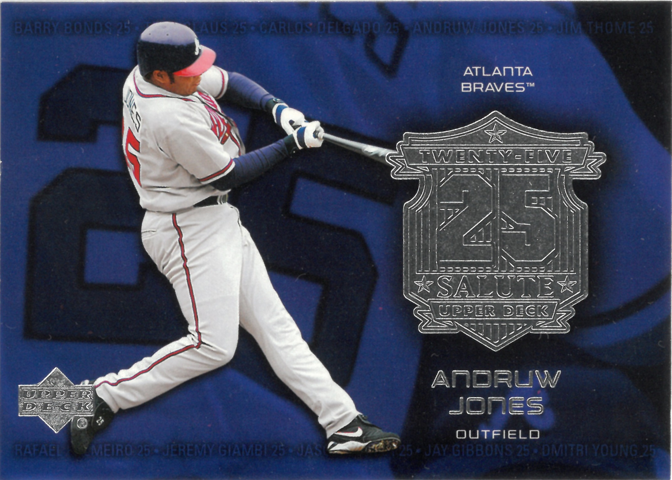 2003 Upper Deck "Andruw Jones" #S-3(アンドリュー・ジョーンズ)