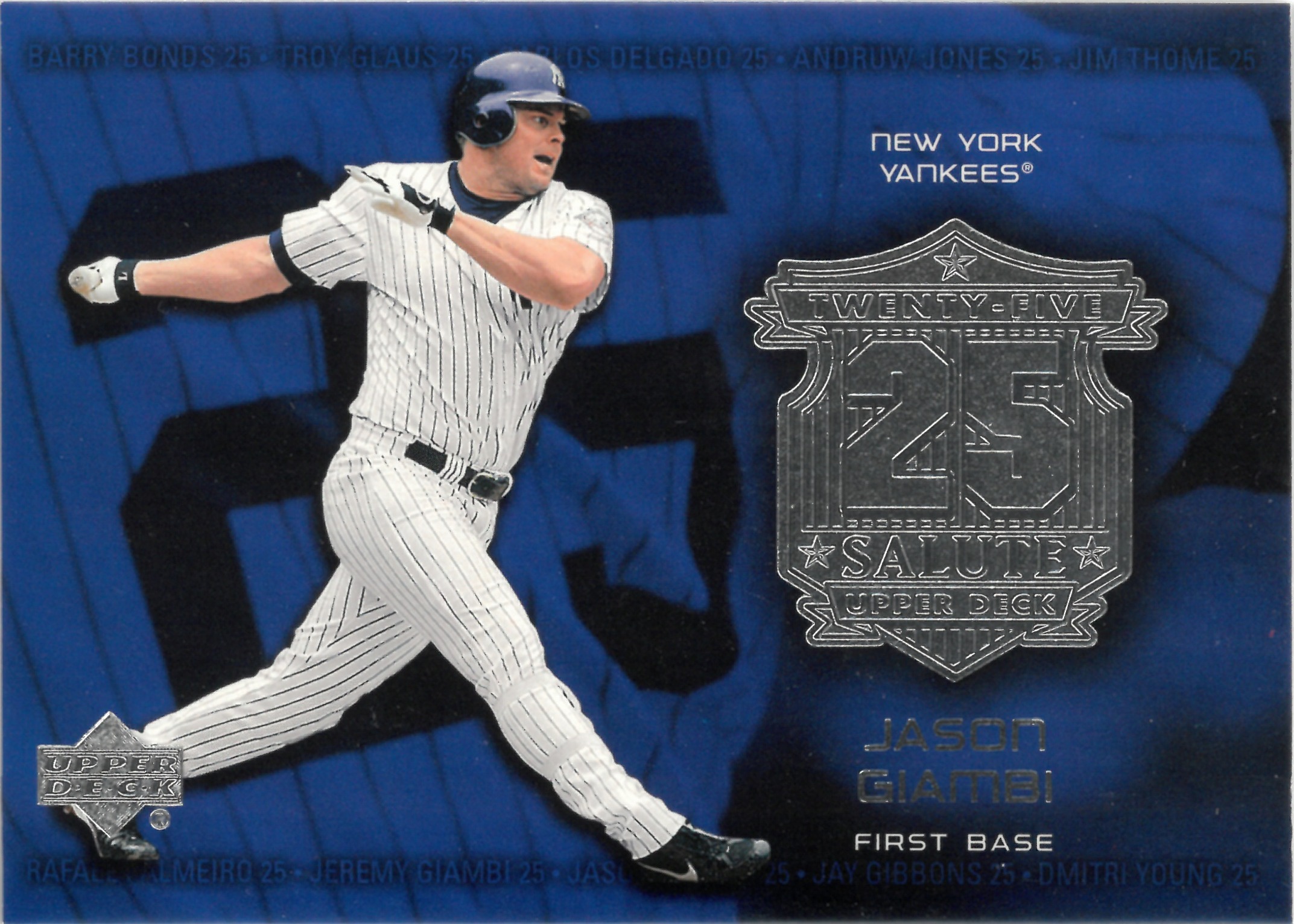 2003 Upper Deck "Jason Giambi" #S-6(ジェイソン・ジアンビ)