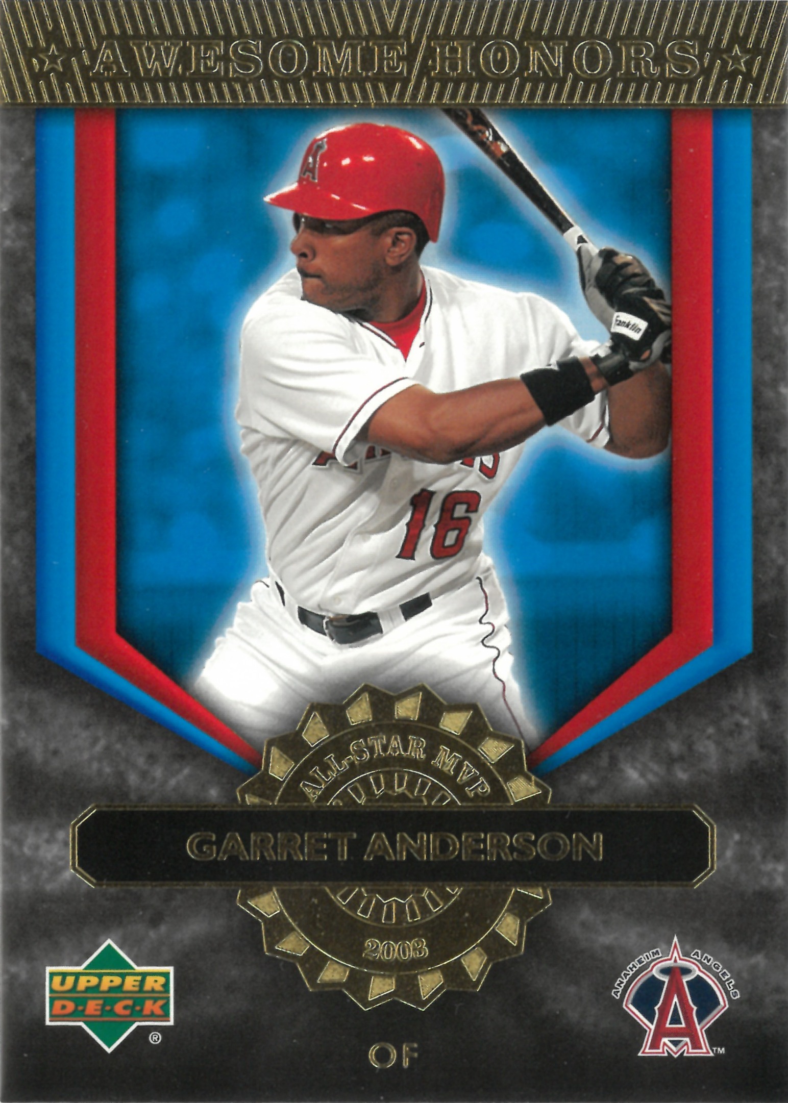 2004 Upper Deck "Garret Anderson" #H-6(ギャレット・アンダーソン)