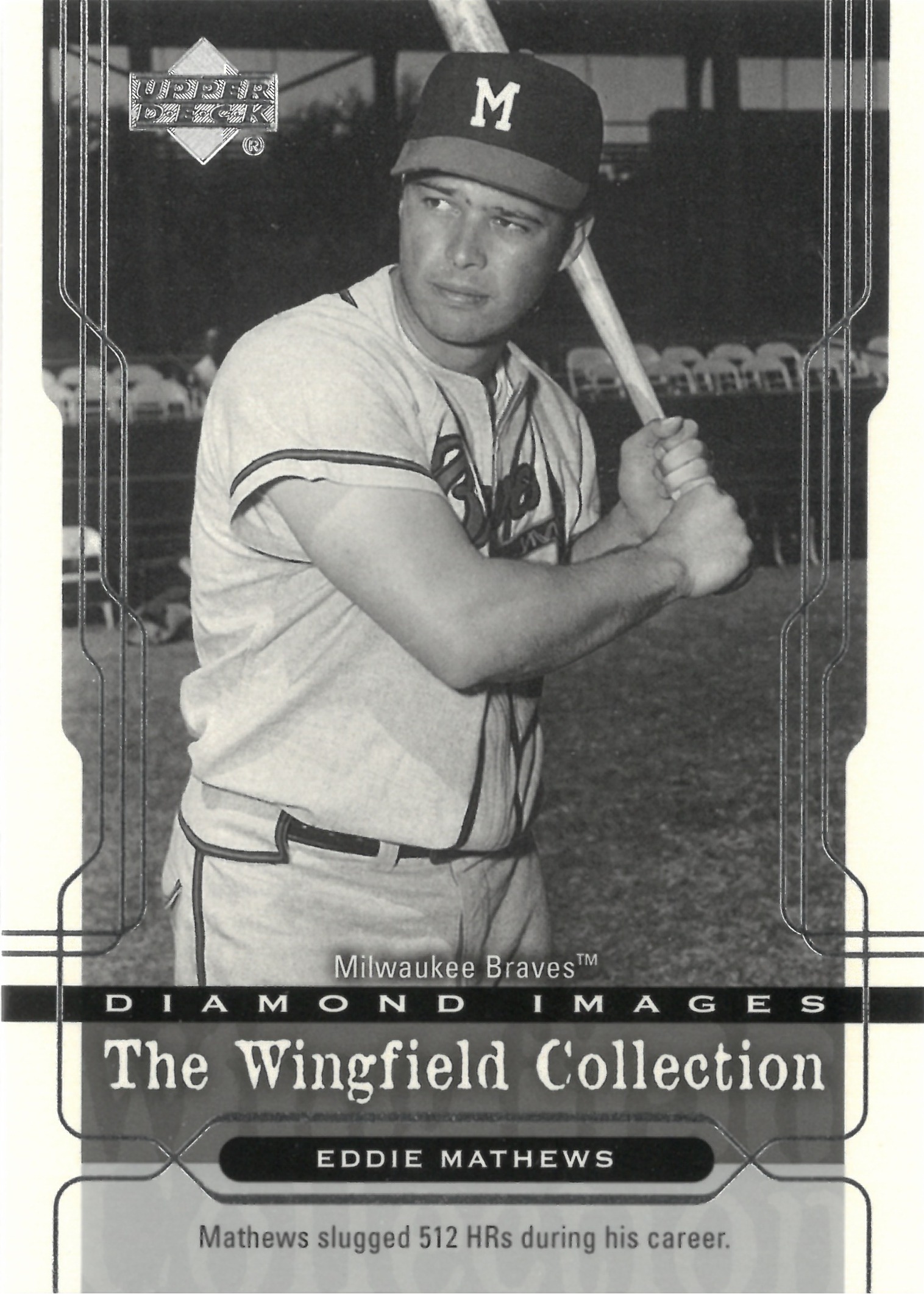 2004 Upper Deck "Eddie Mathews" #DI-1(エディ・マシューズ)