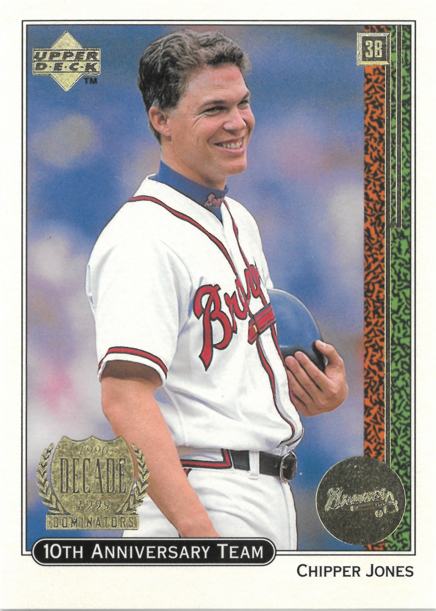 2004 Upper Deck "Chipper Jones" #X4(チッパー・ジョーンズ)