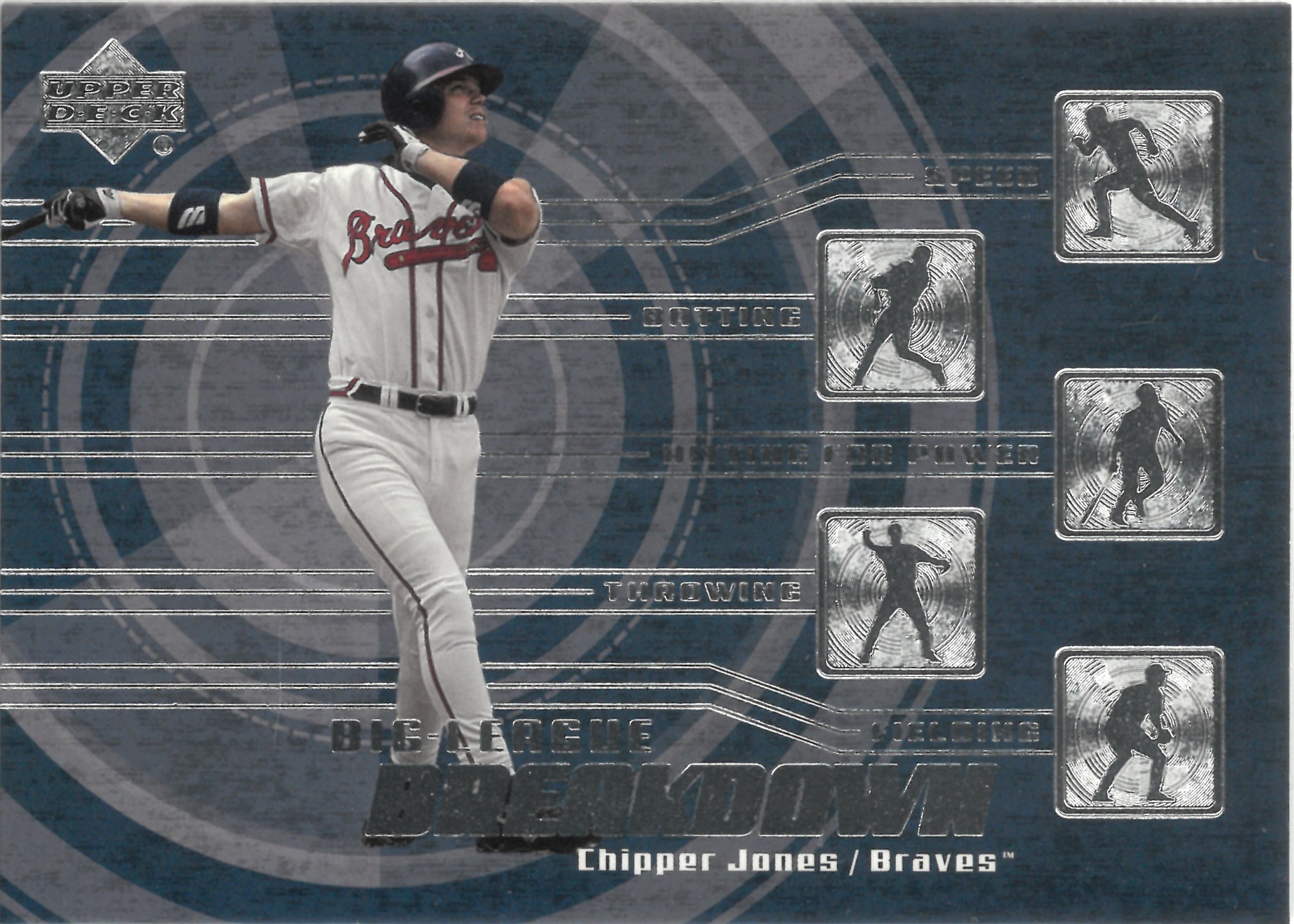 2002 Upper Deck "Chipper Jones" #BL3(チッパー・ジョーンズ)