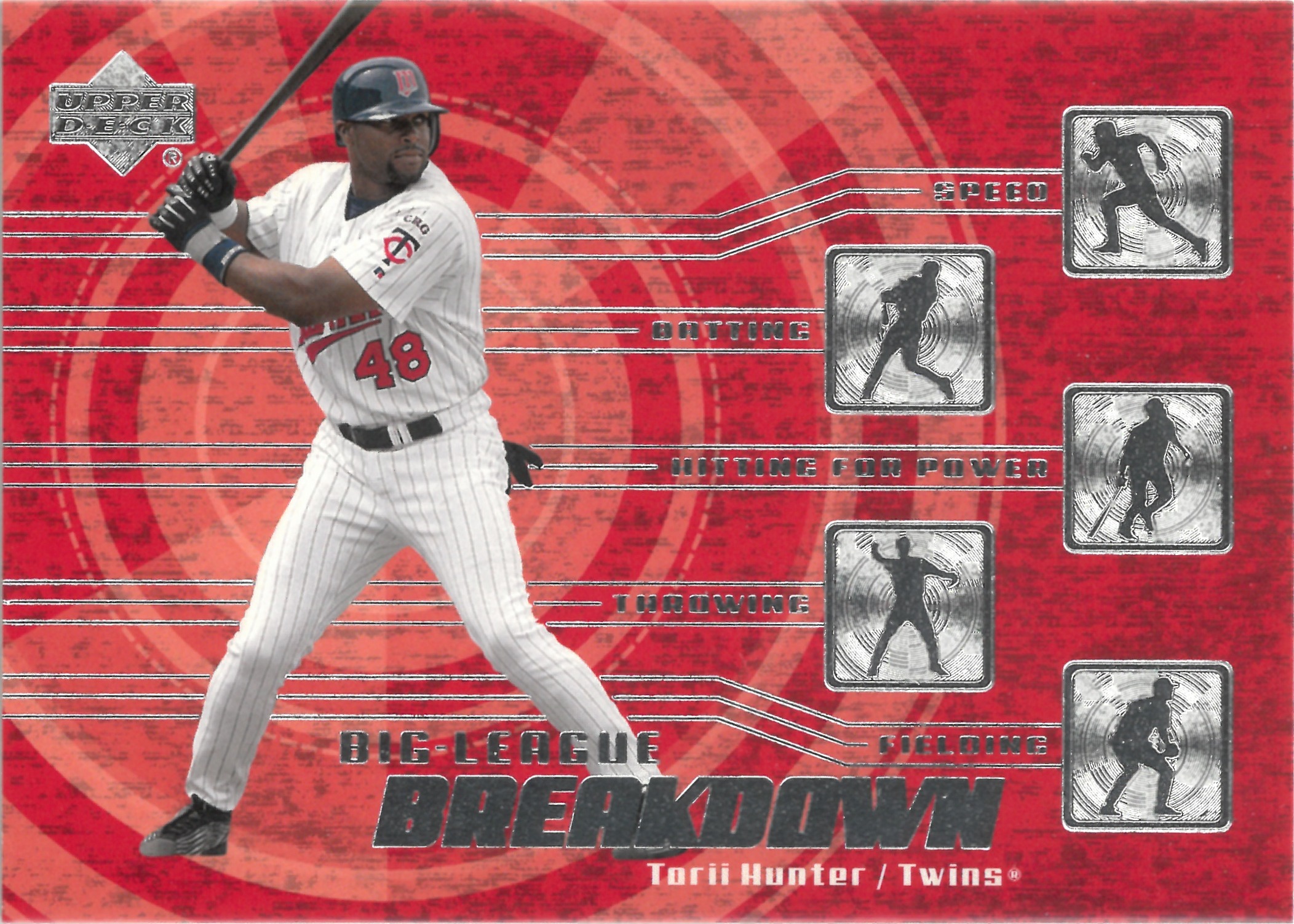 2002 Upper Deck "Torii Hunter" #BL4(トリー・ハンター)