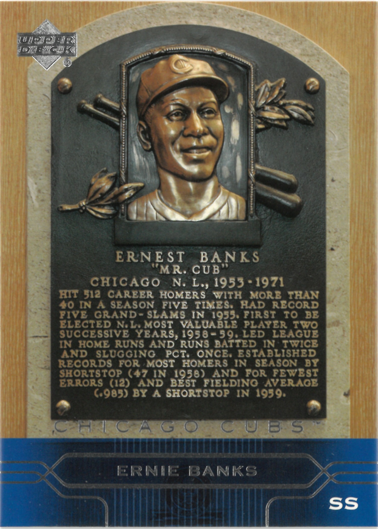 2004 Upper Deck "Ernie Banks" #SP-16(アーニー・バンクス)