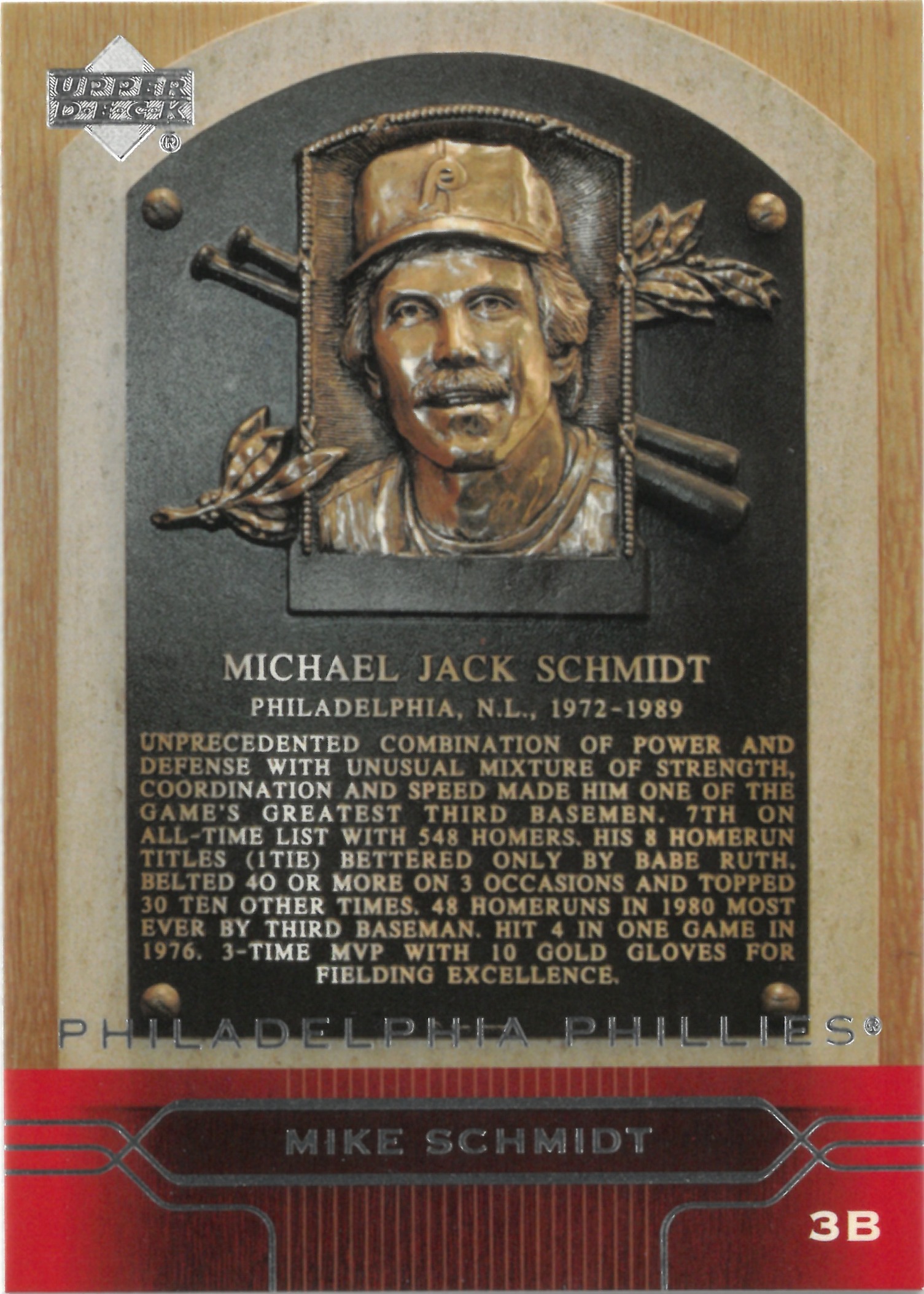2004 Upper Deck "Mike Schmidt" #SP-23(マイク・シュミット)