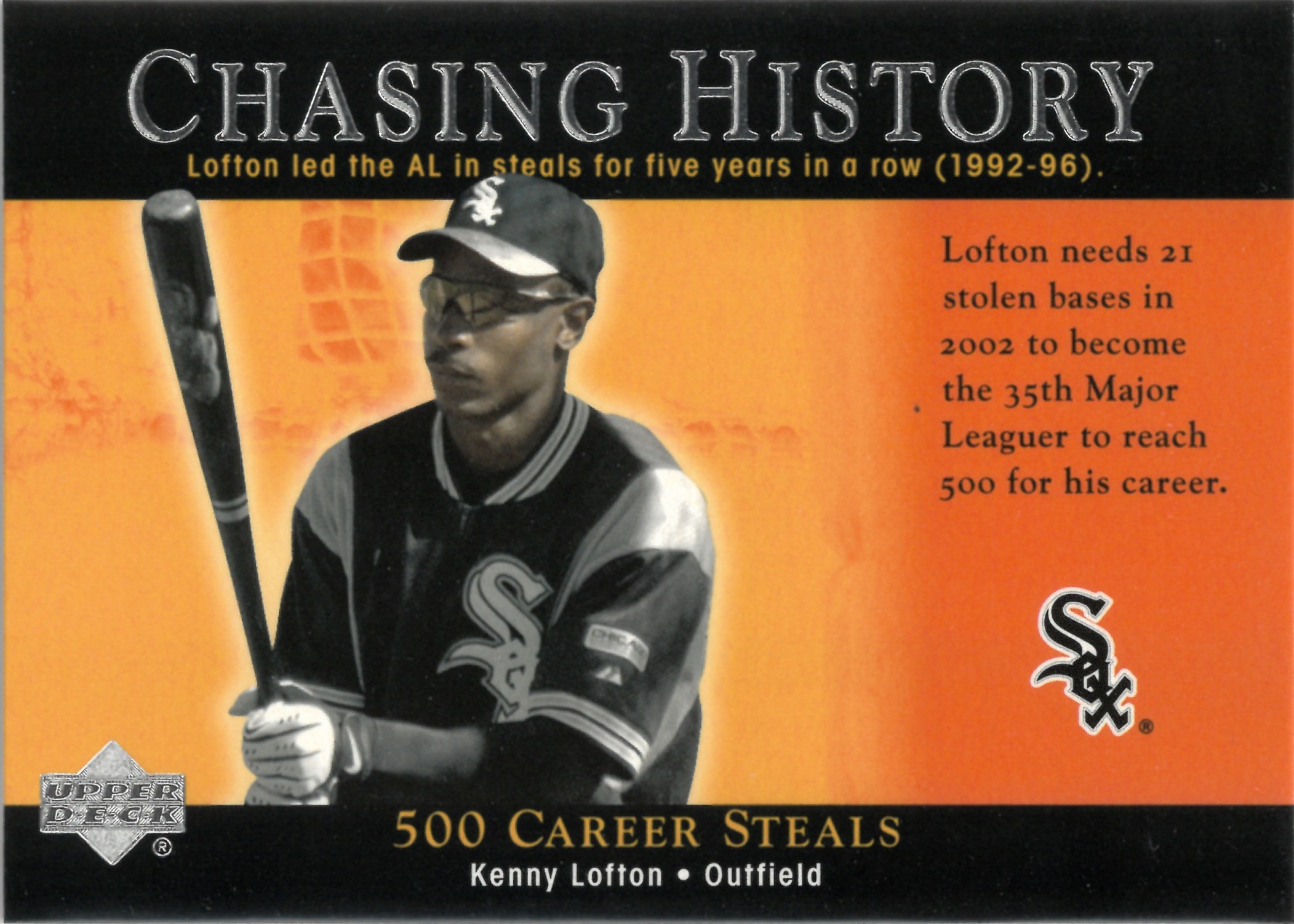 2002 Upper Deck "Kenny Lofton" #CH15(ケニー・ロフトン)