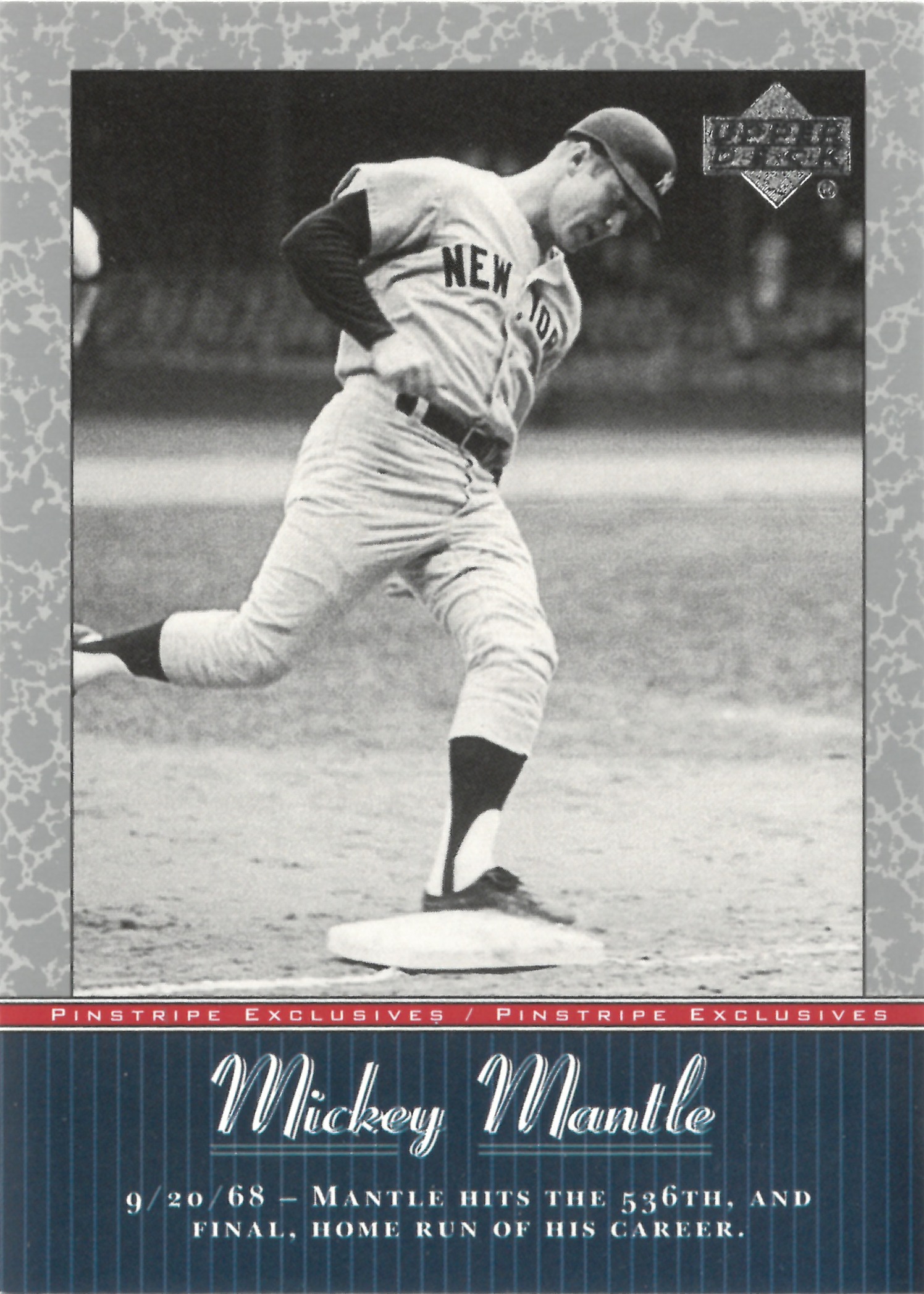 2001 Upper Deck "Mickey Mantle" #MM48(ミッキー・マントル)