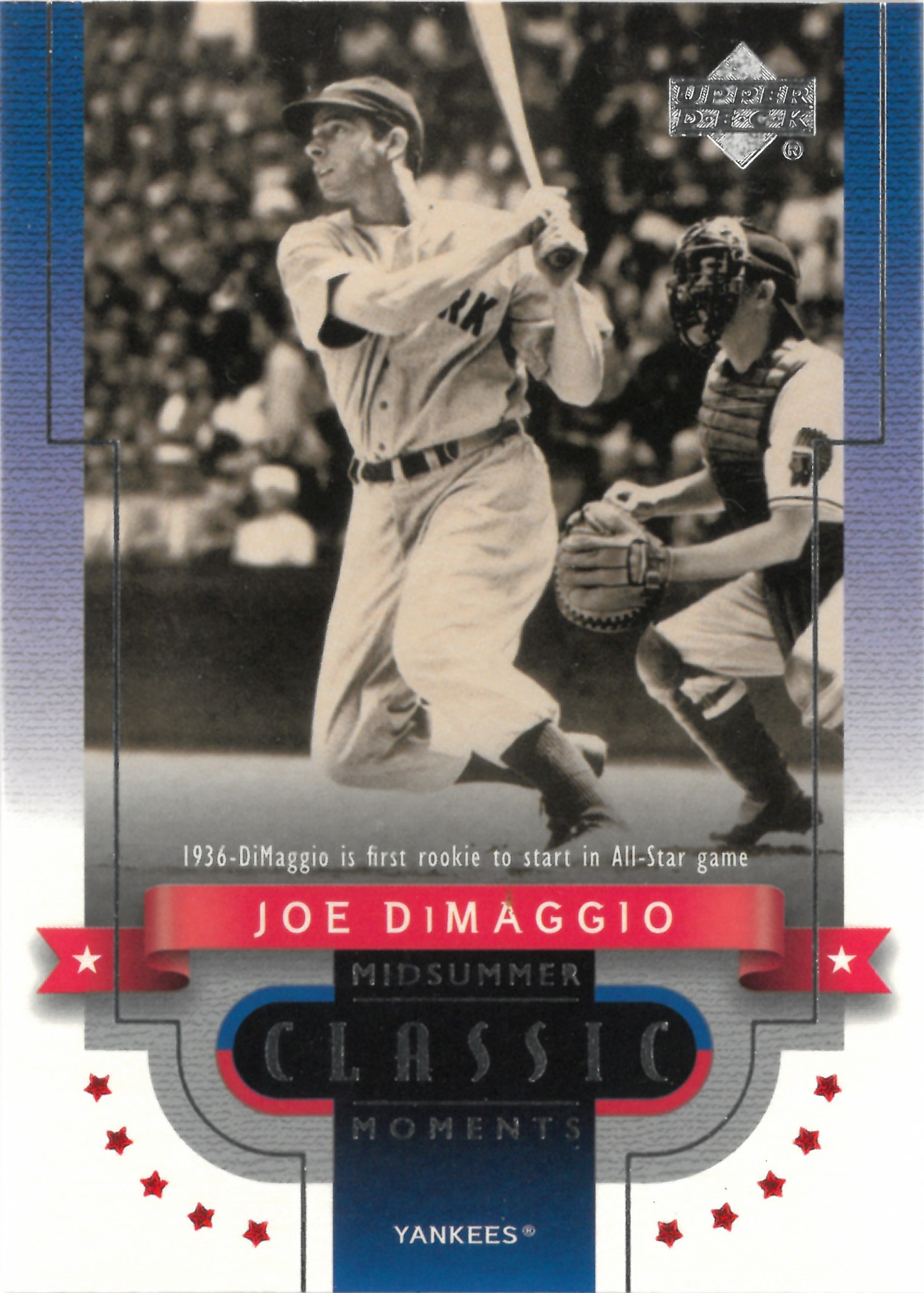 2001 Upper Deck "Joe DiMaggio" #CM1(ジョー・ディマジオ)