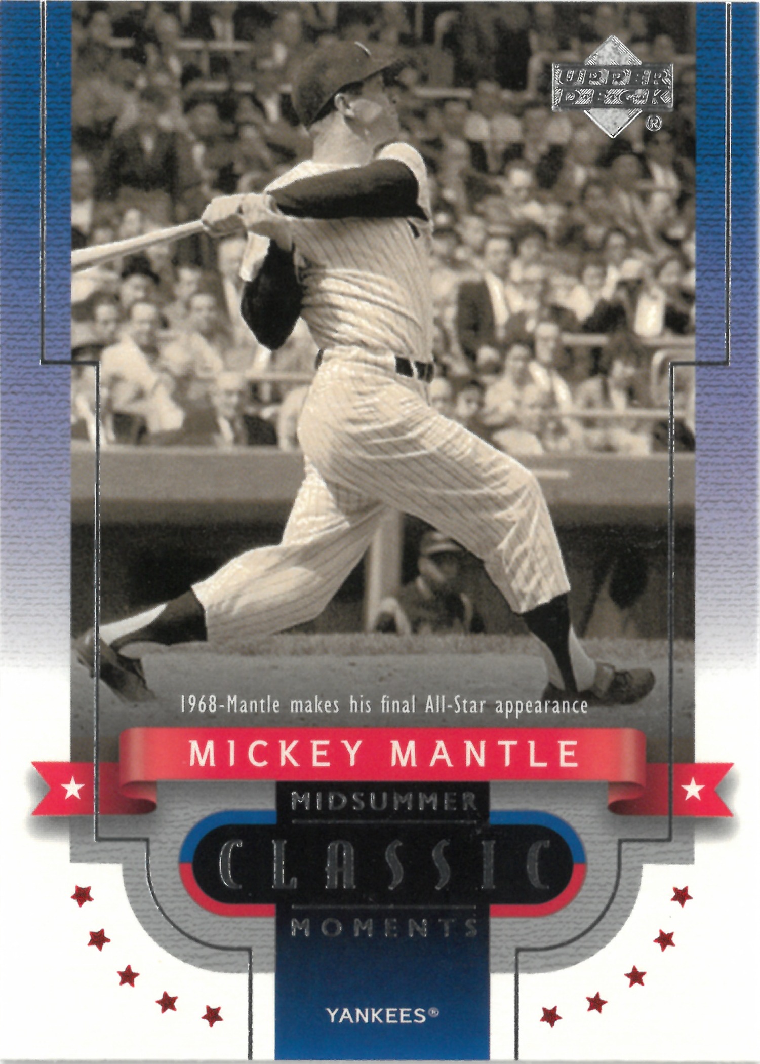 2001 Upper Deck "Mickey Mantle" #CM4(ミッキー・マントル)