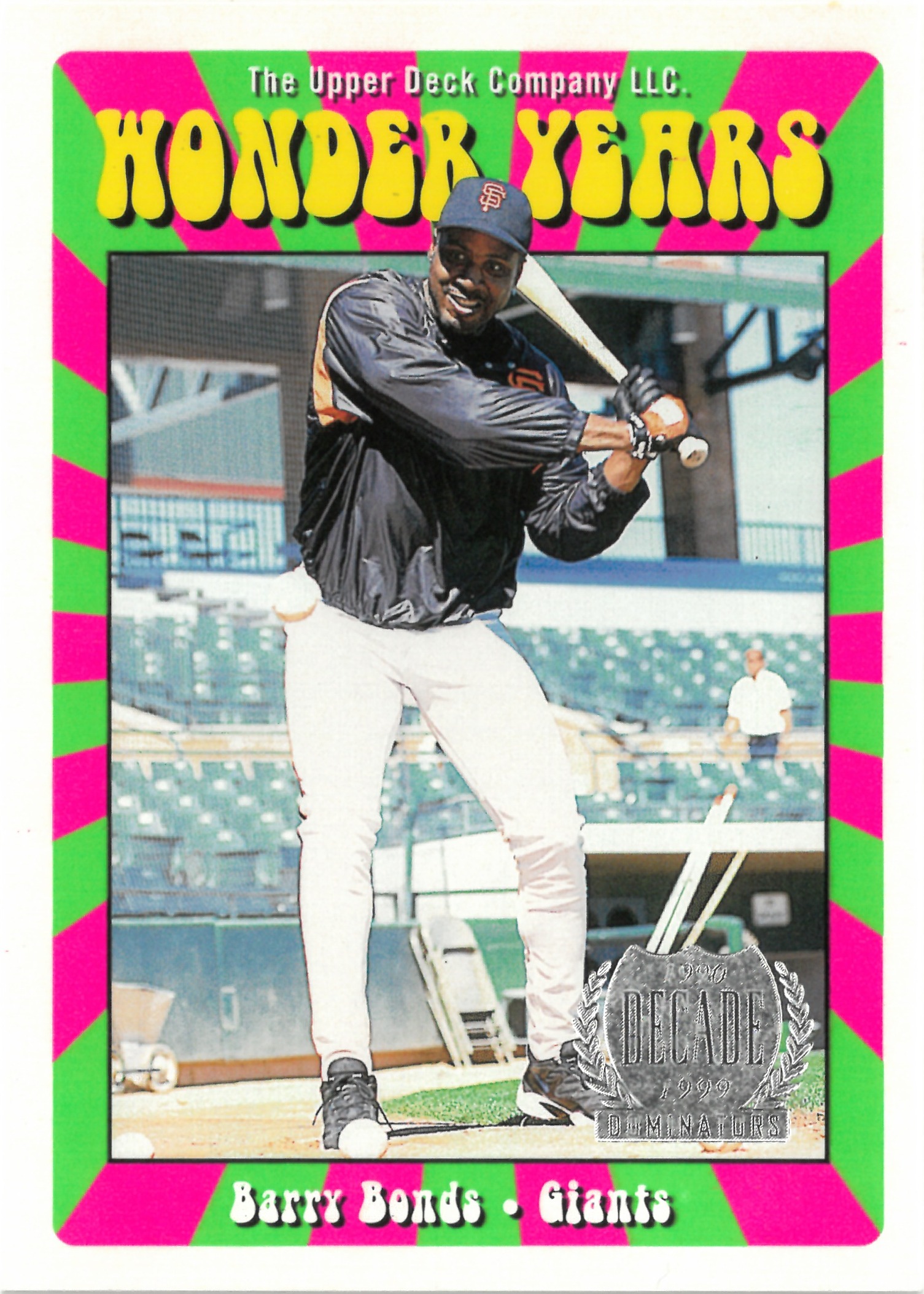 1998 Upper Deck "Barry Bonds" #WY4(バリー・ボンズ)