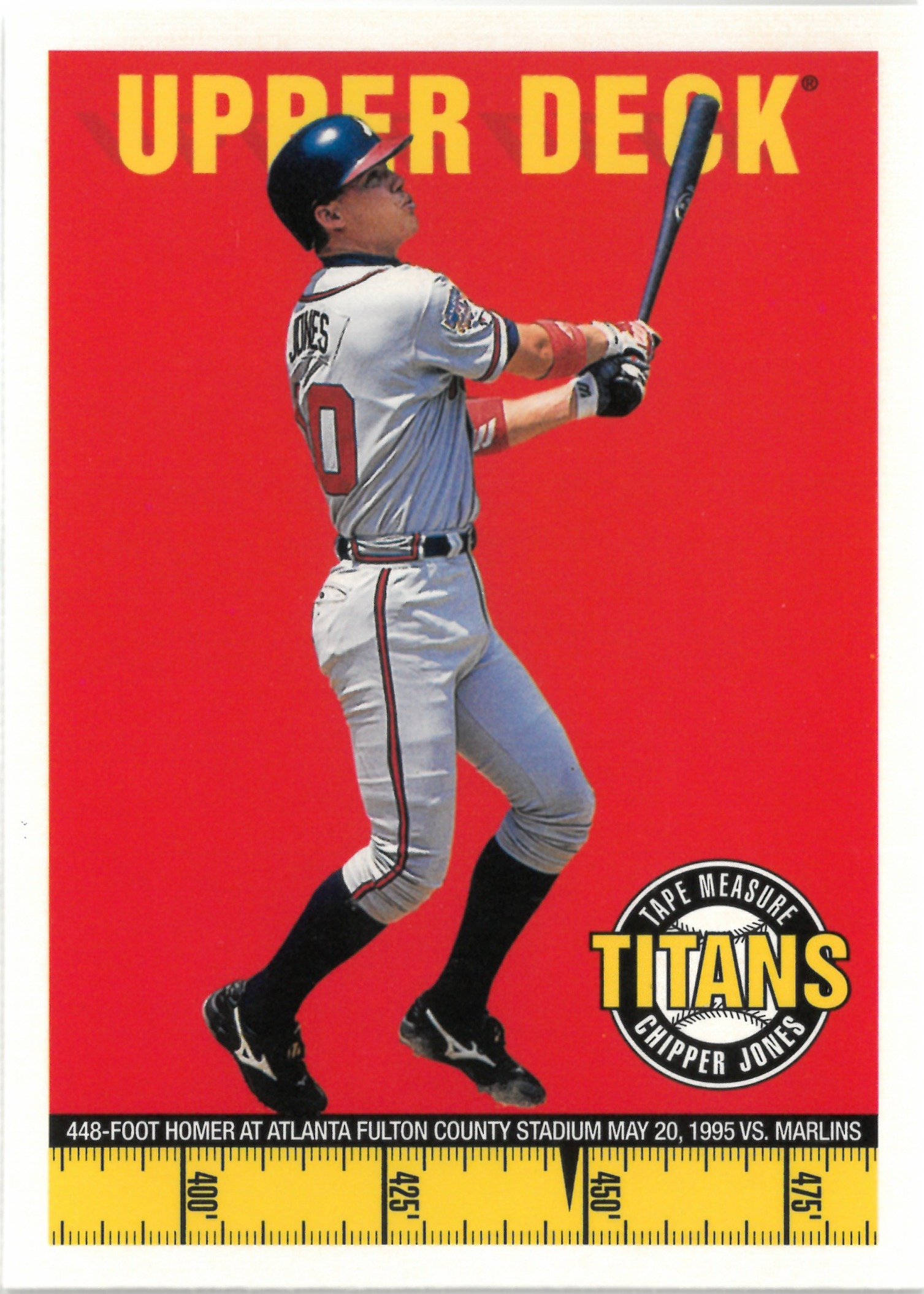 1998 Upper Deck "Chipper Jones" #TITANS23(チッパー・ジョーンズ)