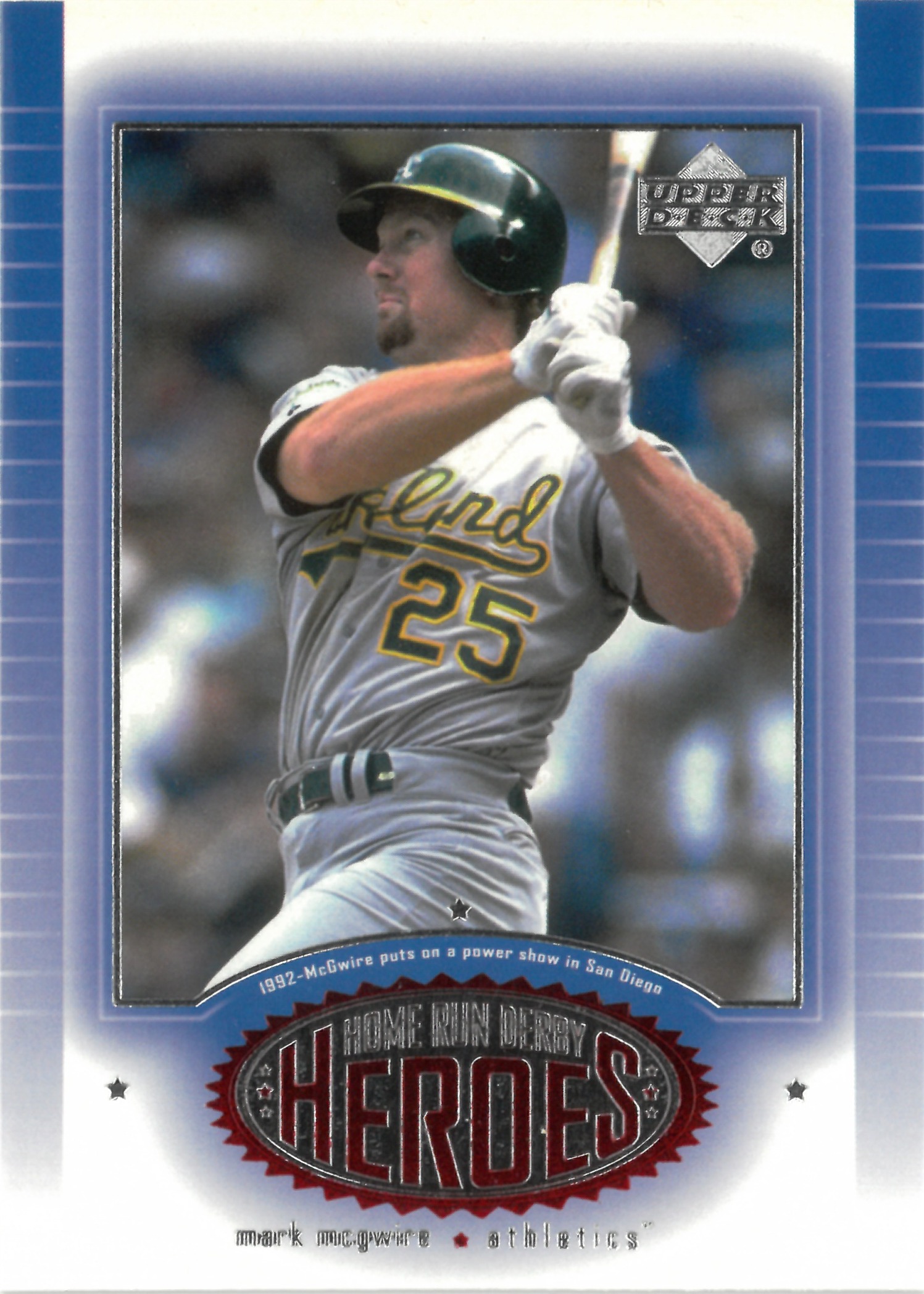 2001 Upper Deck "Mark McGwire" #HD9(マーク・マグワイア)
