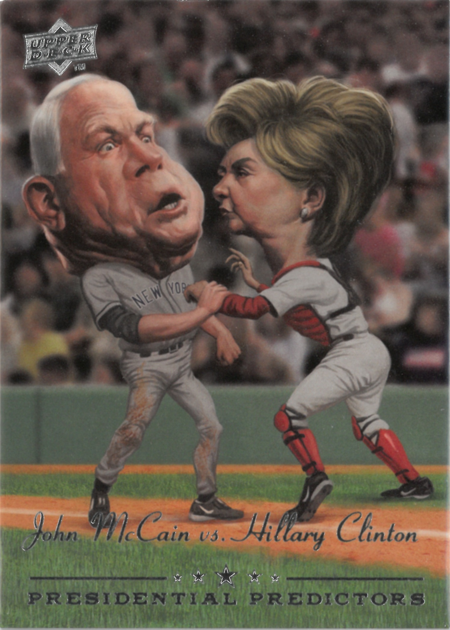 2008 Upper Deck "John McCain" "Hillary Clinton" #PP-11A(ジョン・マケイン)(ヒラリー・クリントン)