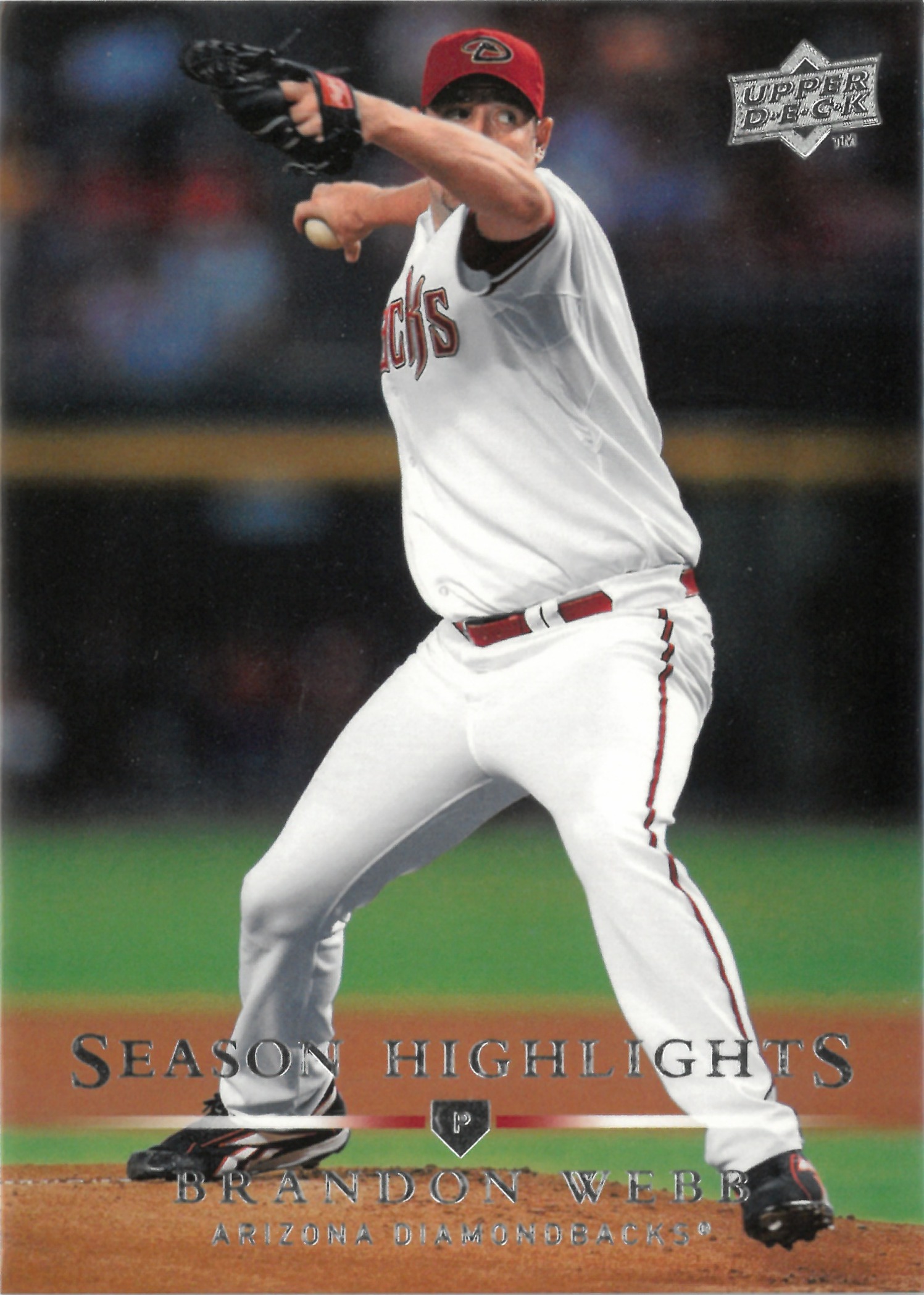 2008 Upper Deck "Brandon Webb" #781(ブランドン・ウェブ)