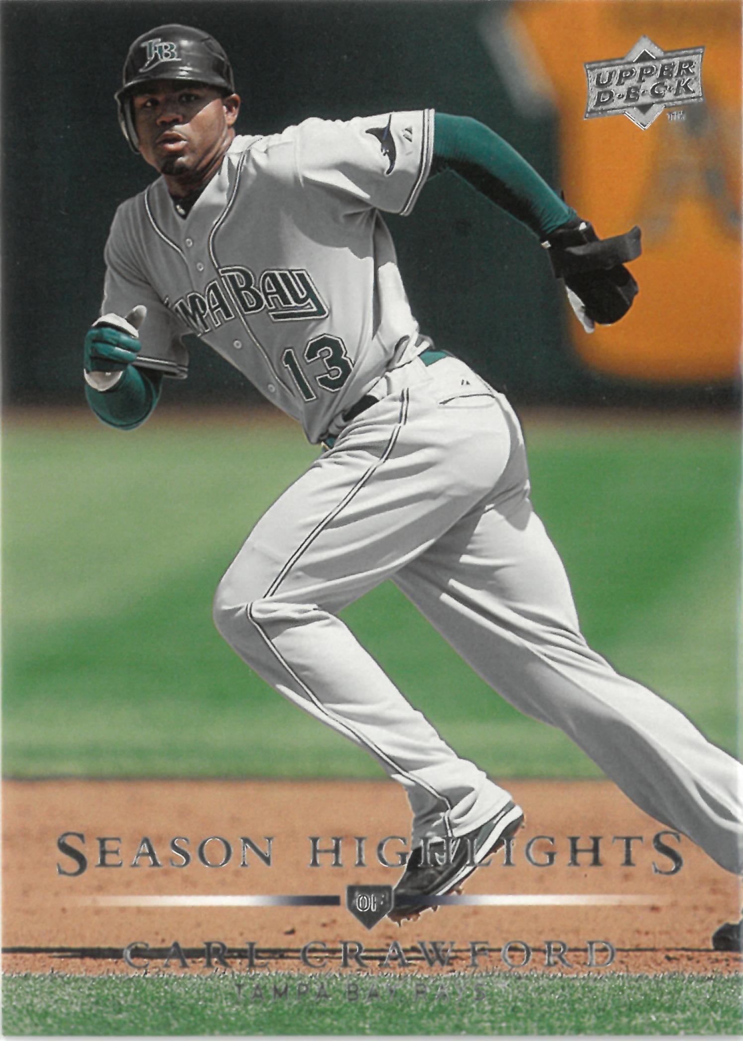 2008 Upper Deck "Carl Crawford" #784(カール・クロフォード)