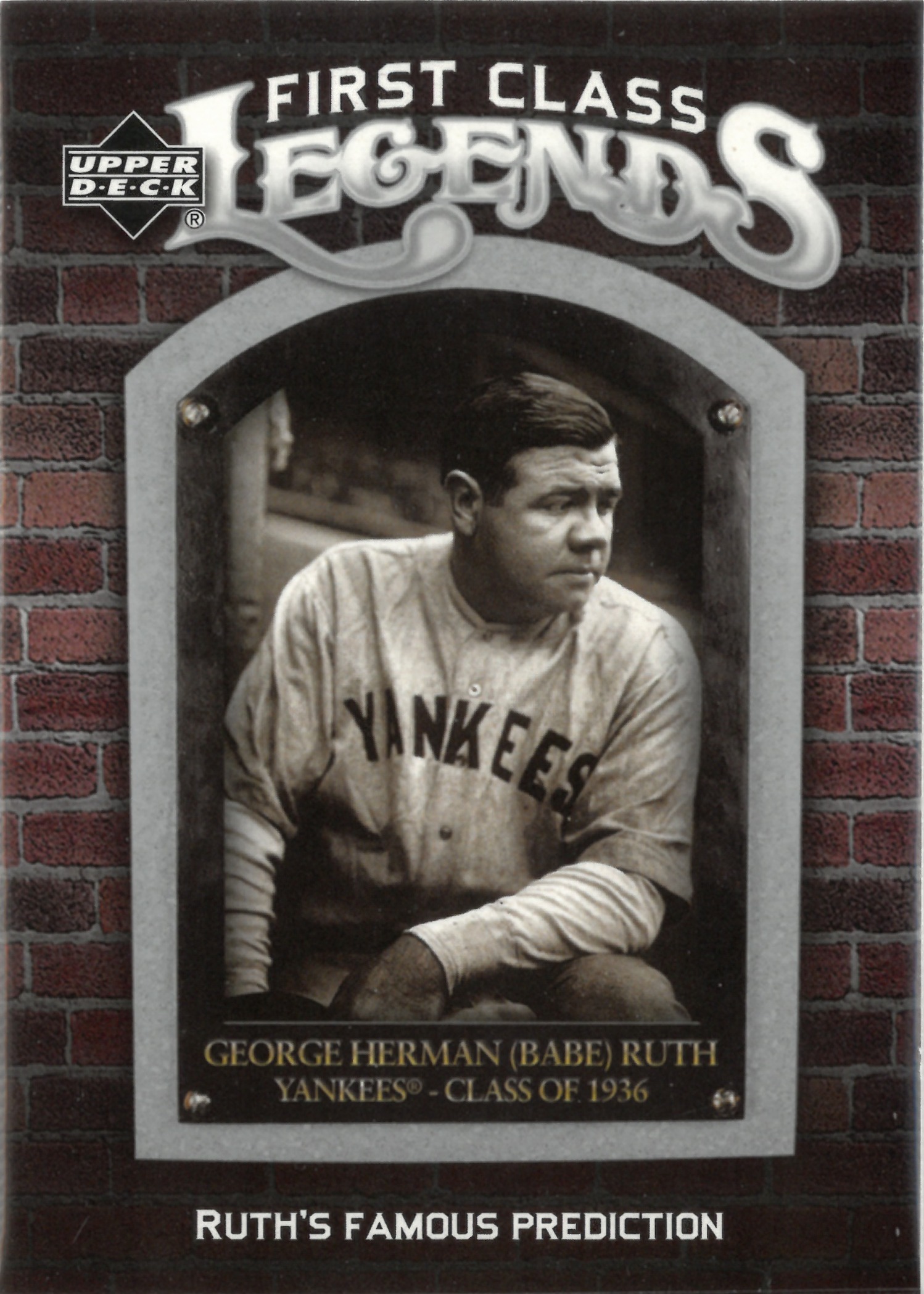 2006 Upper Deck "Babe Ruth" #FCL-4(ベーブ・ルース)
