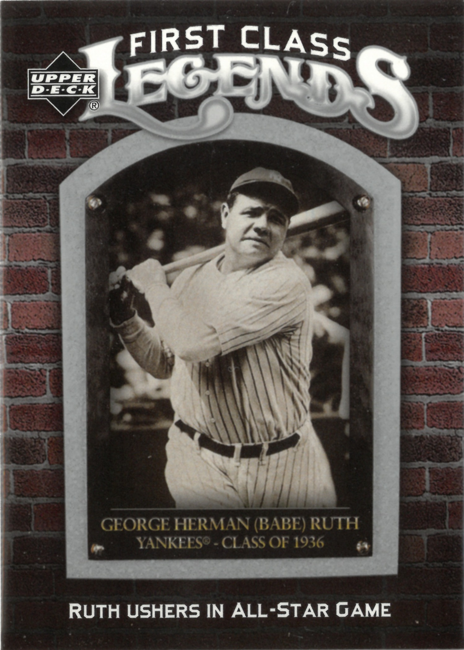 2006 Upper Deck "Babe Ruth" #FCL-10(ベーブ・ルース)