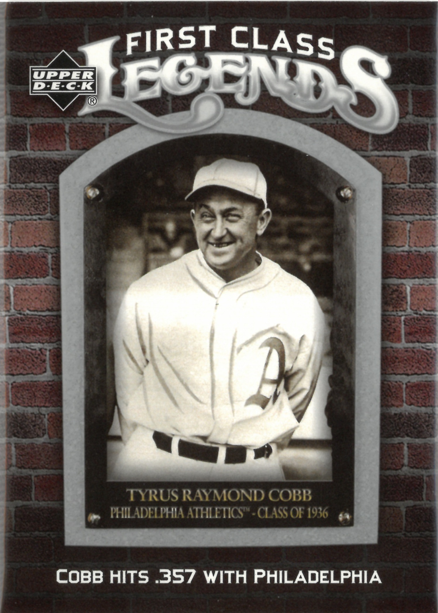 2006 Upper Deck "Turus Raymond Cobb" #FCL-21(タイ・カッブ)